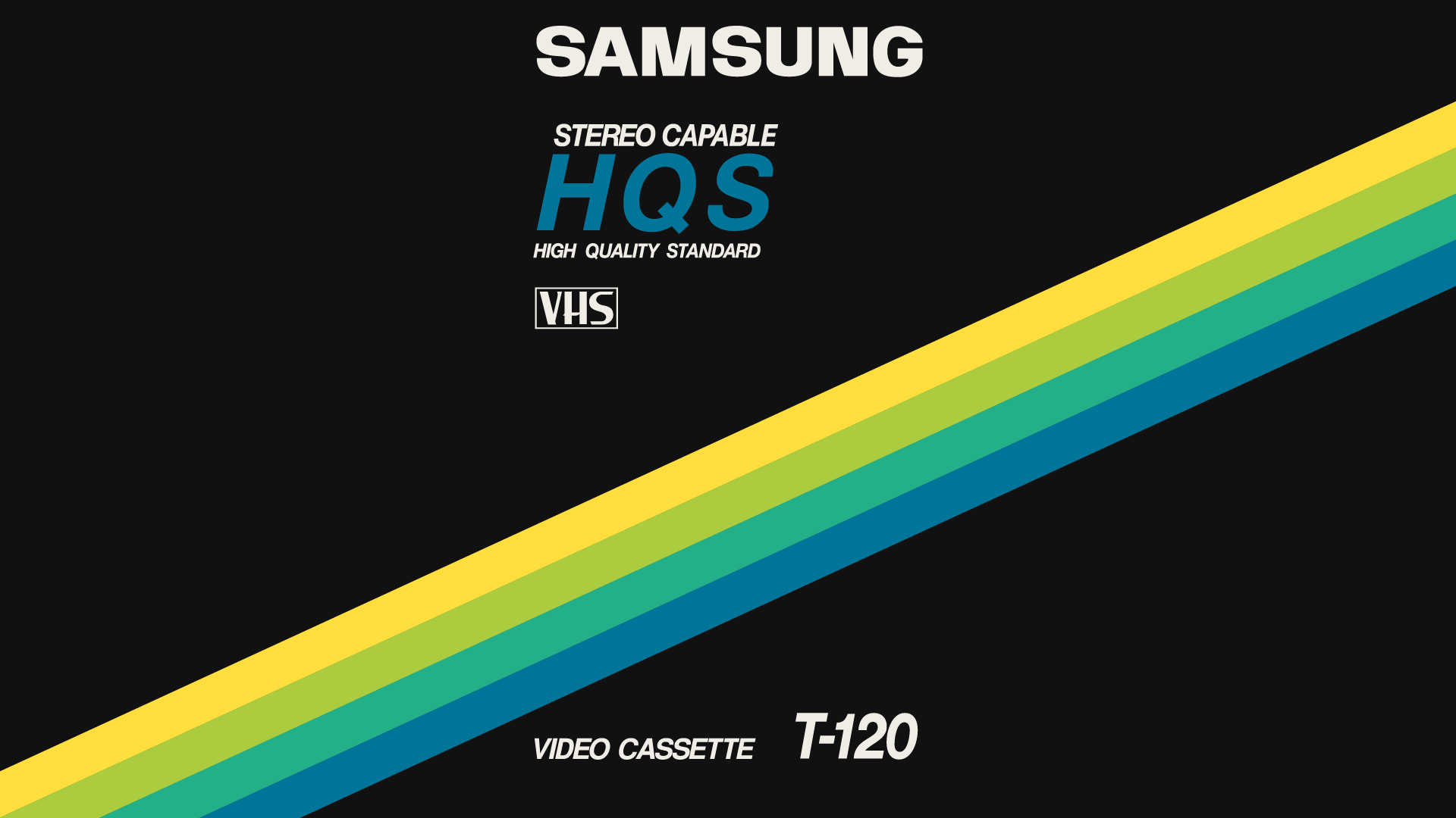 Samsung HQS VHS Video Cassette T-120 HD Wallpaper