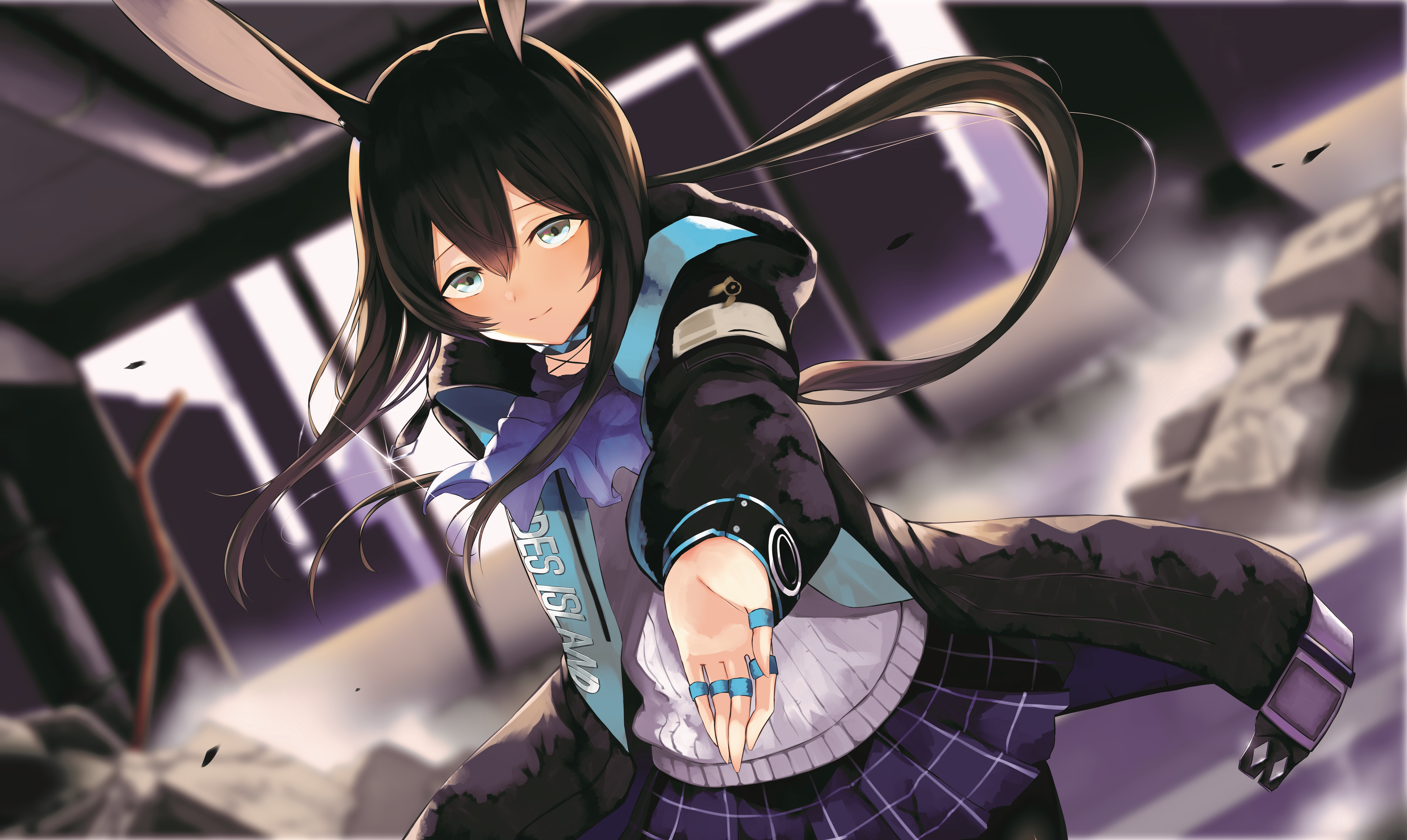 Amiya from Arknights HD Wallpaper