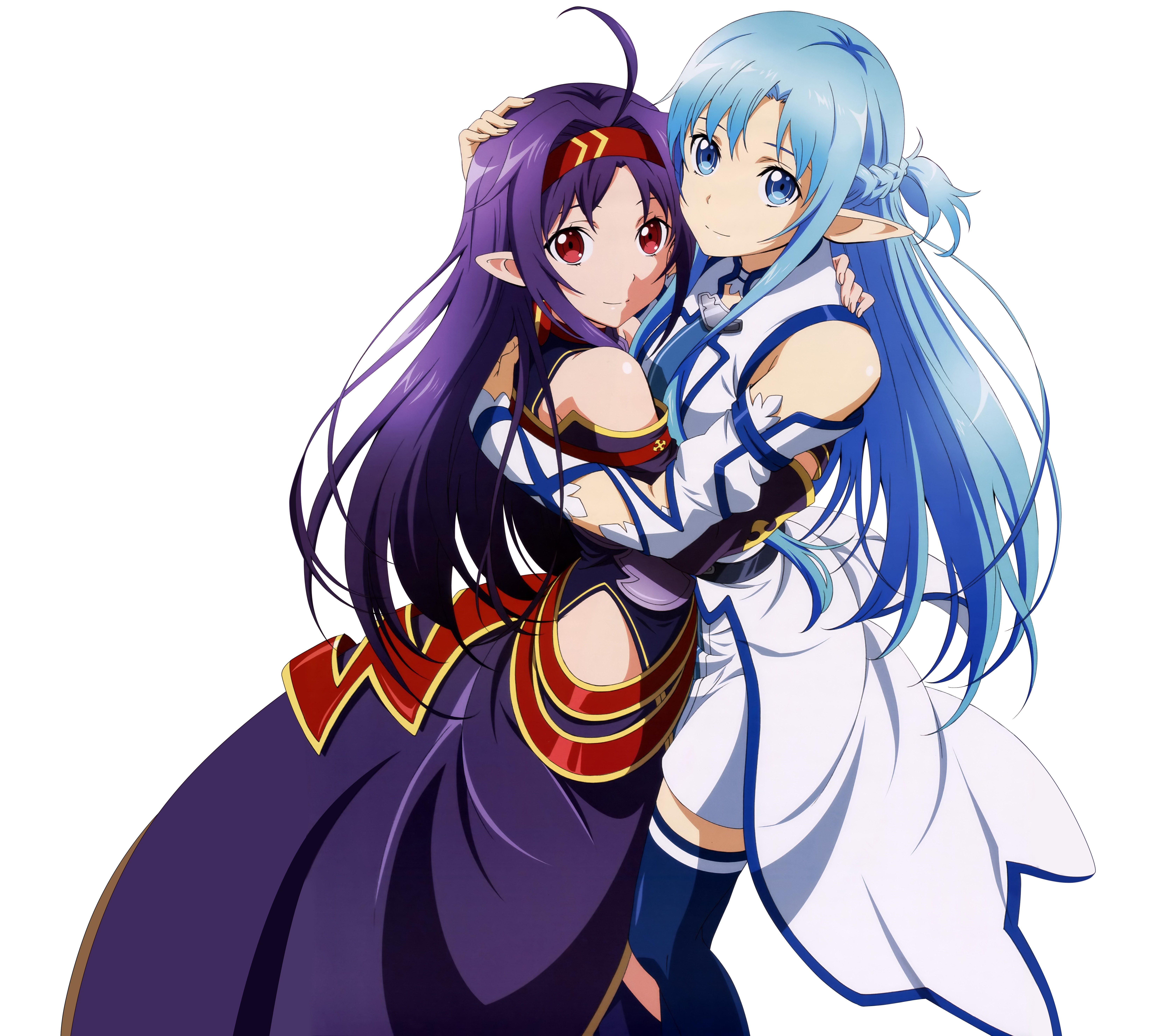 Yuuki Asuna and Konno Yuuki from Sword Art Online HD Wallpaper