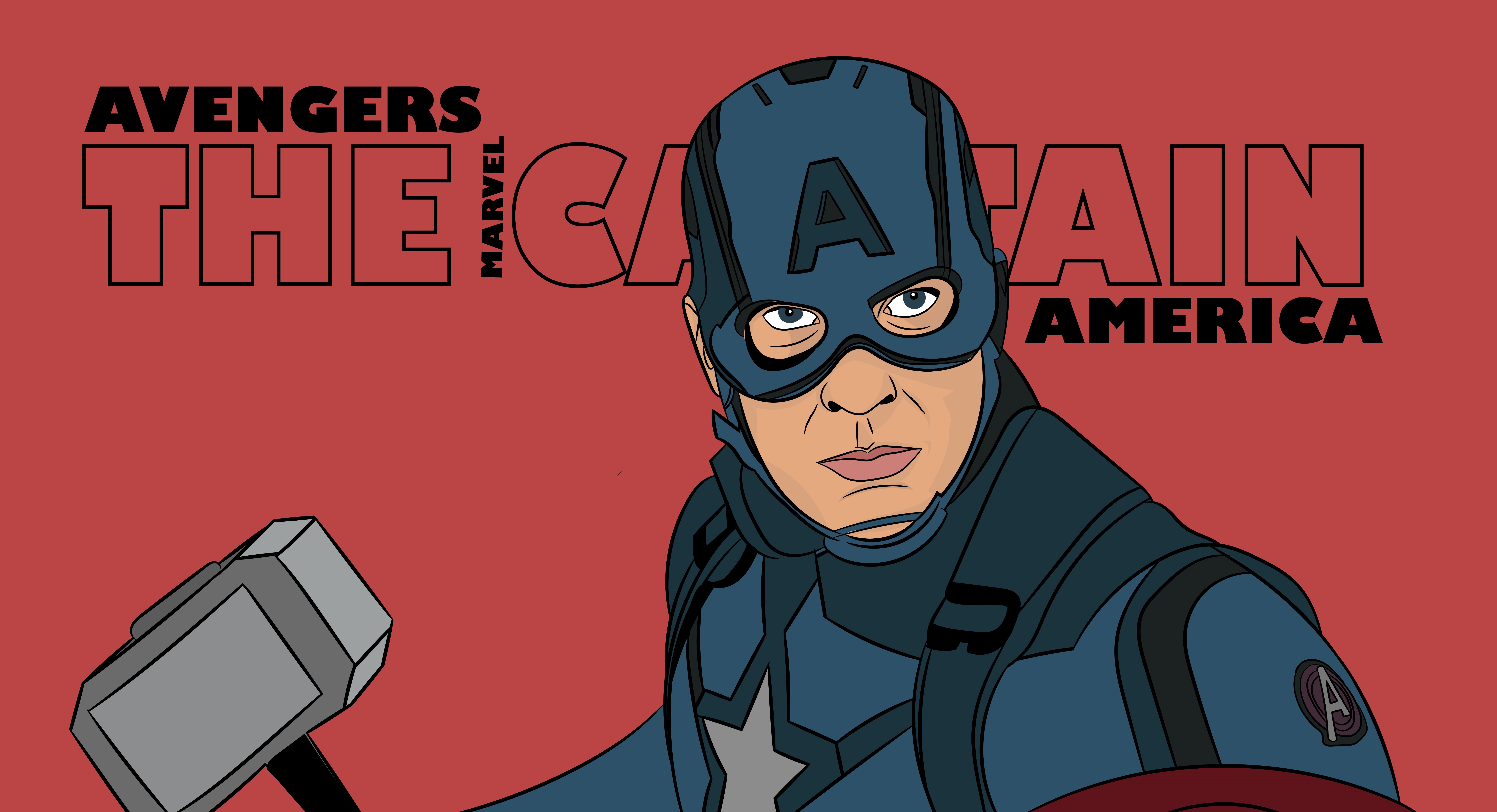 Captain America from Marvel's Avengers HD Wallpaper