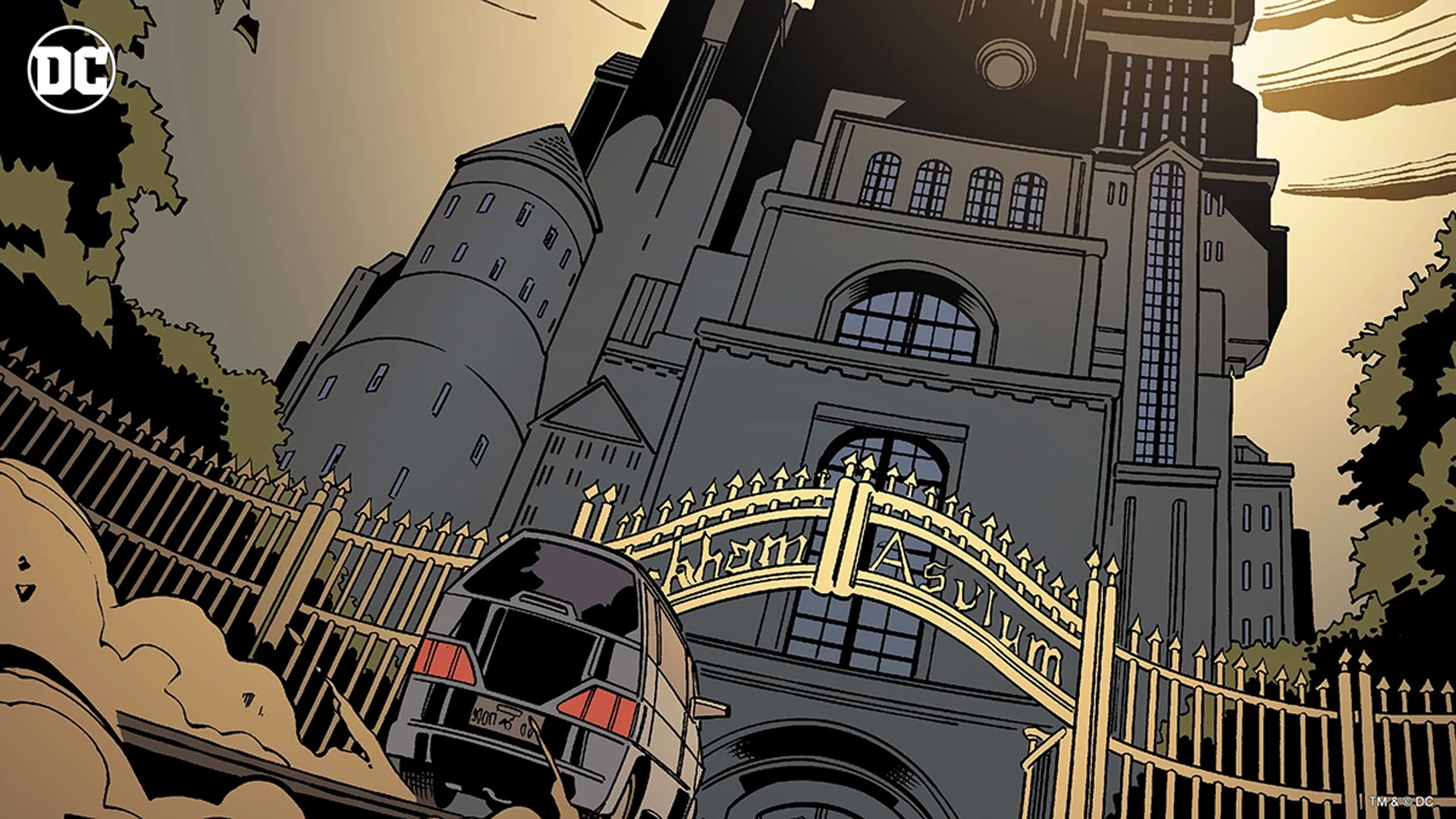 Arkham Asylum from DC Comics HD Wallpaper