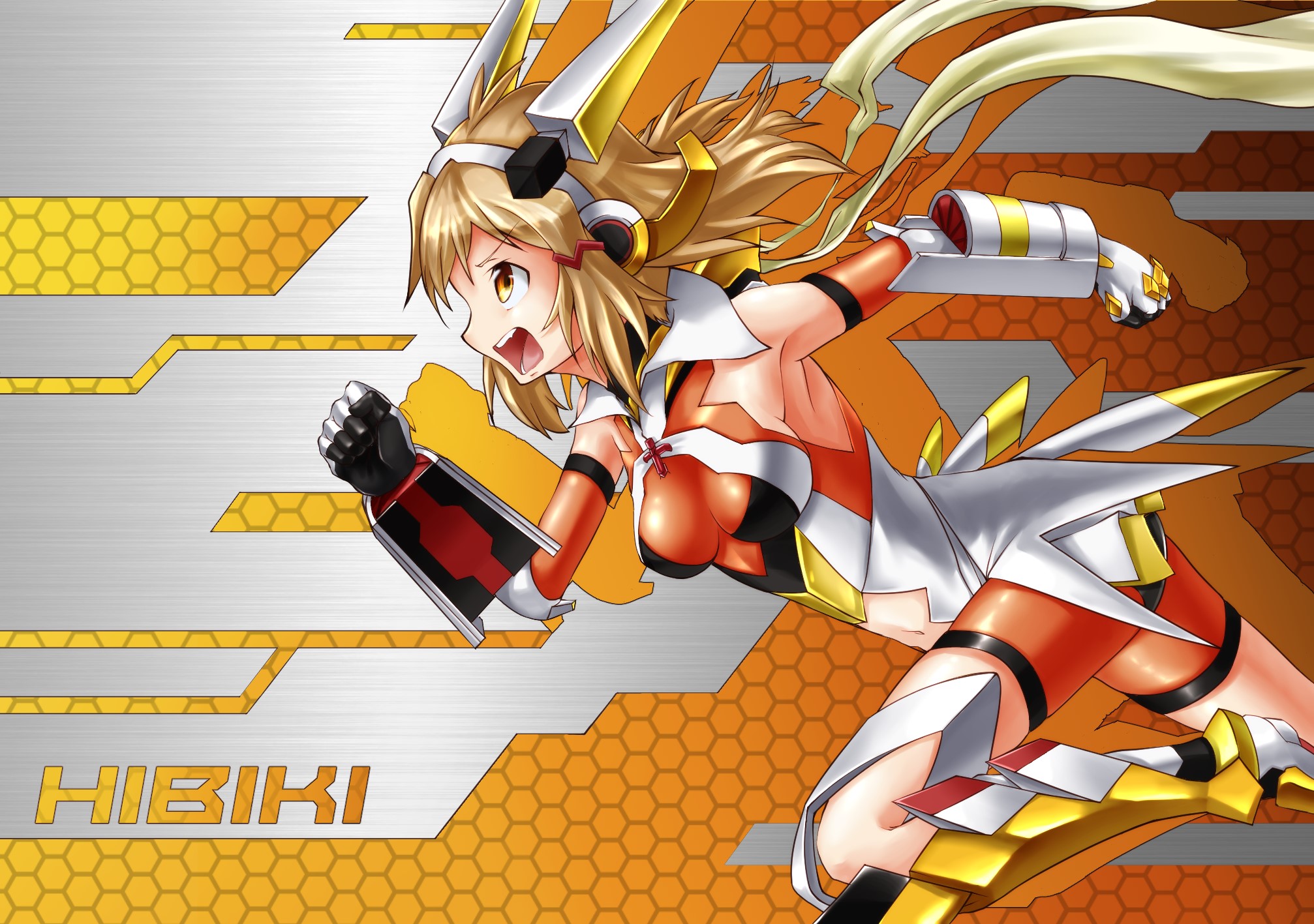 Tachibana Hibiki from Senki Zesshou Symphogear HD Wallpaper