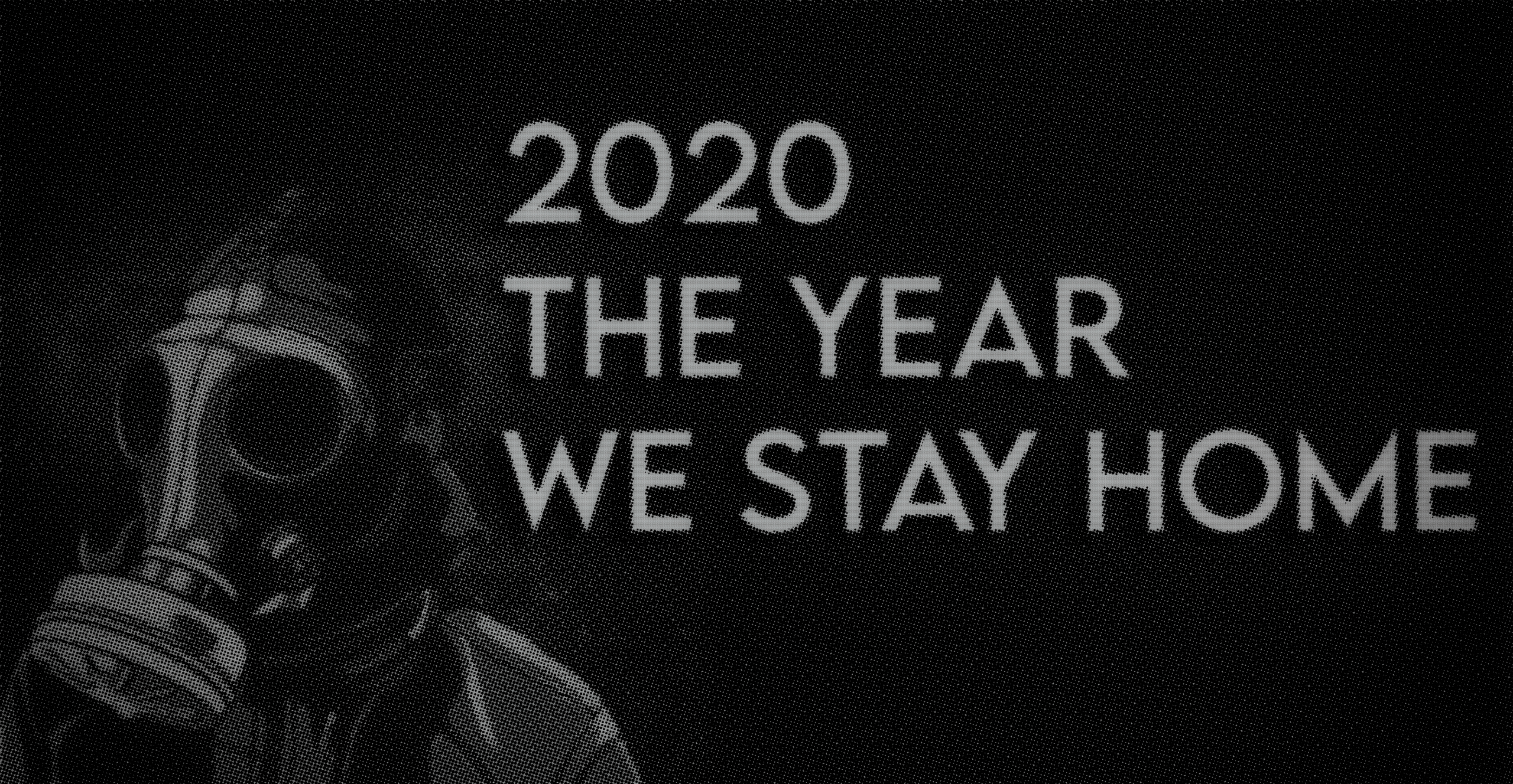 2020 The Year We Stay Home Gas Mask HD Wallpaper