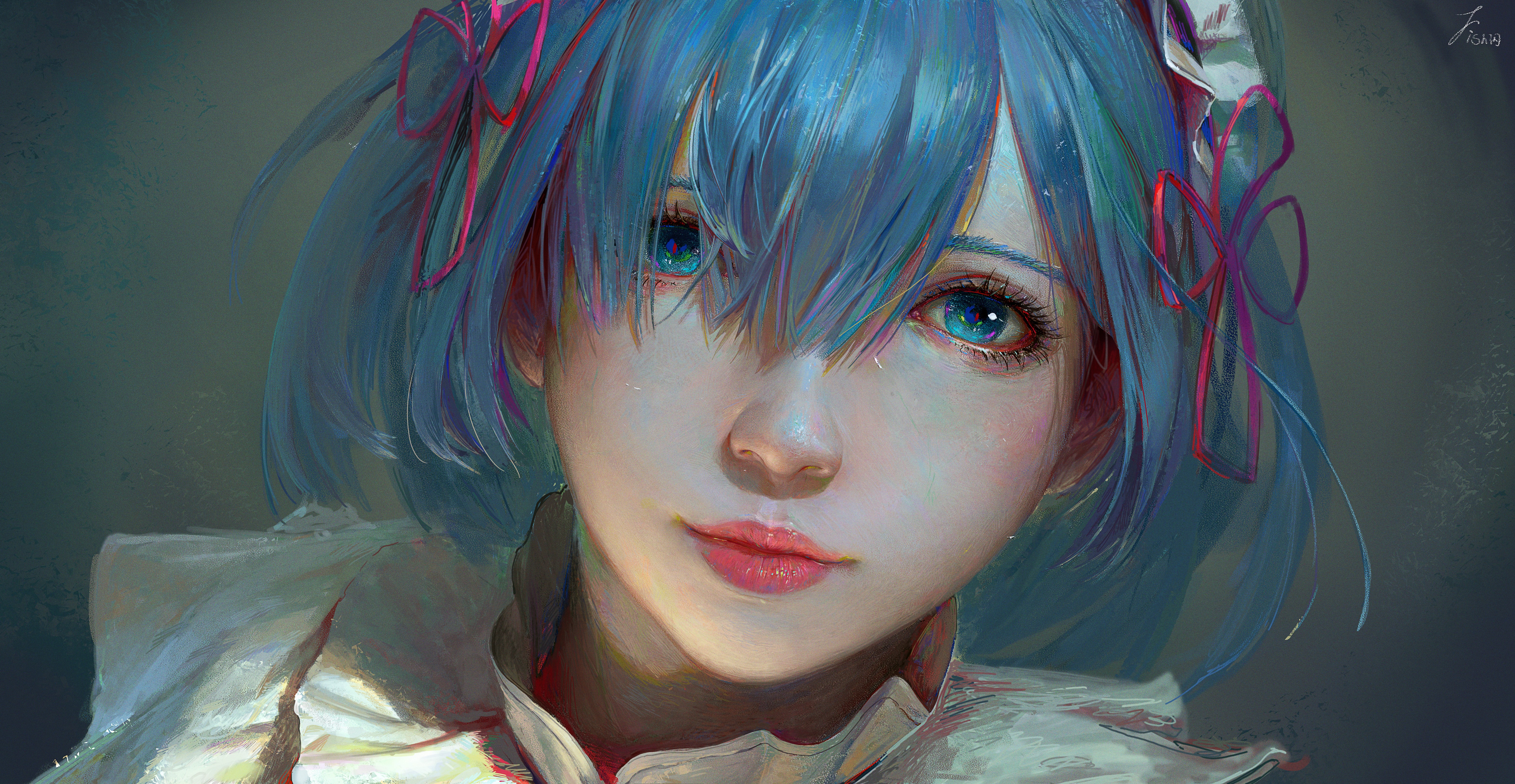 Rem from Re:Zero Kara Hajimeru Isekai Seikatsu HD Wallpaper