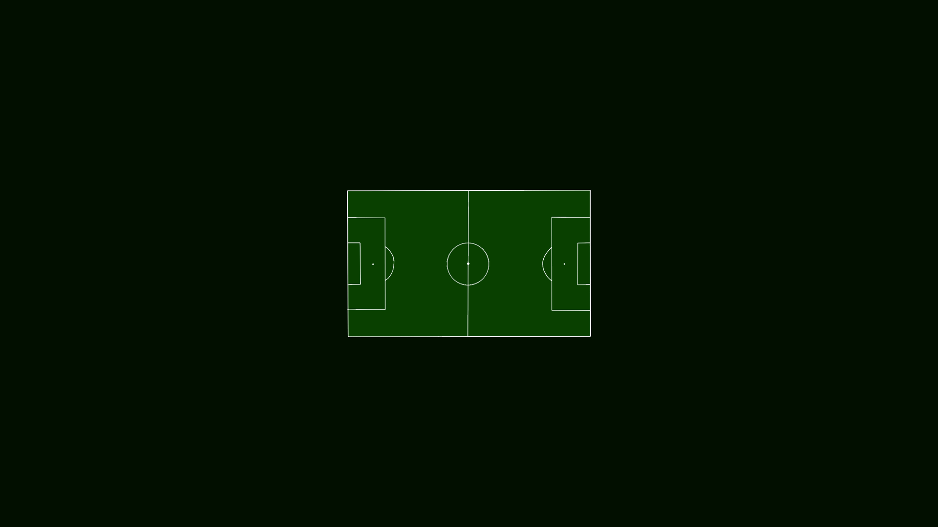Minimalist soccer field illustration HD Wallpaper