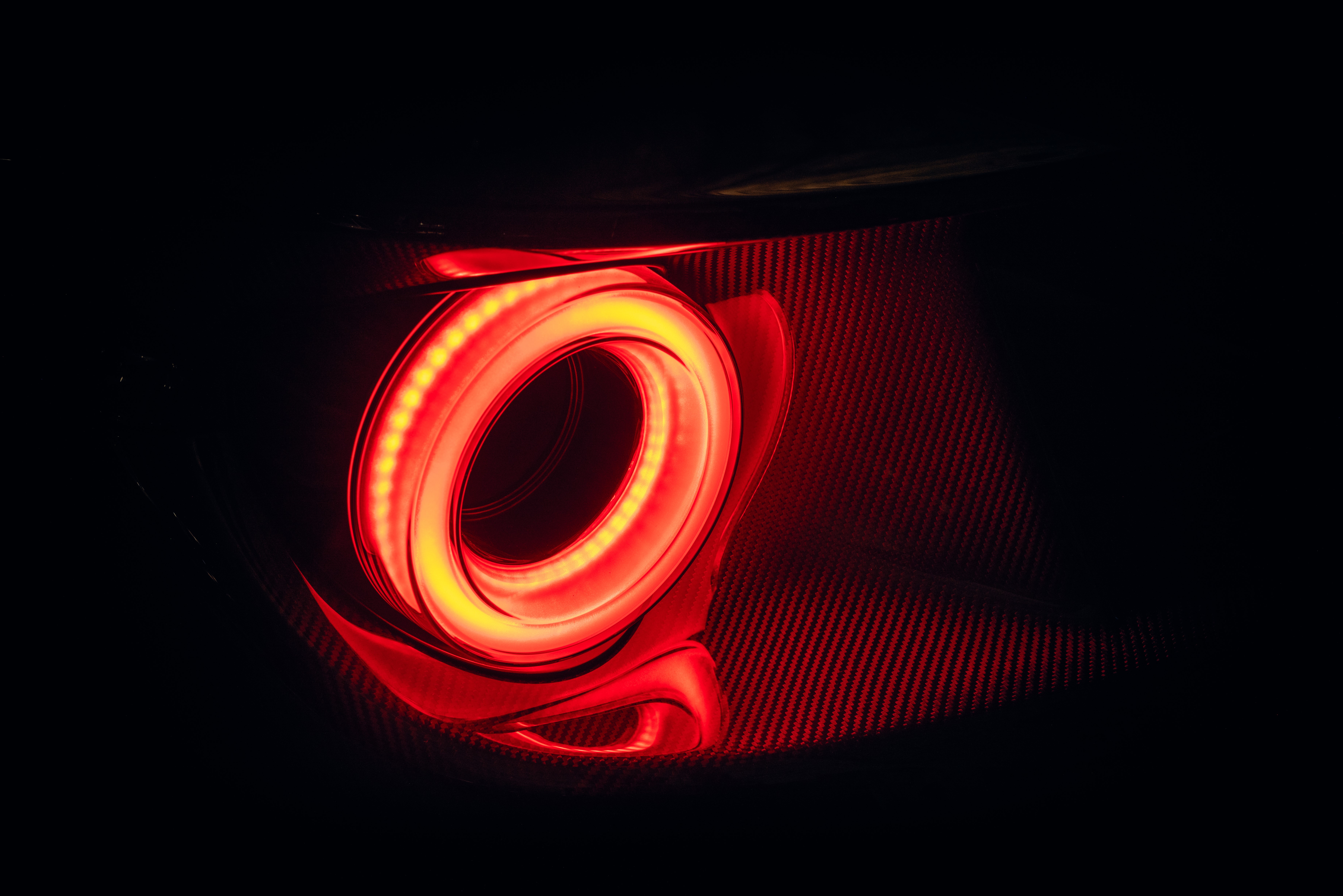 Ford GT Mk II taillight with carbon fiber HD Wallpaper