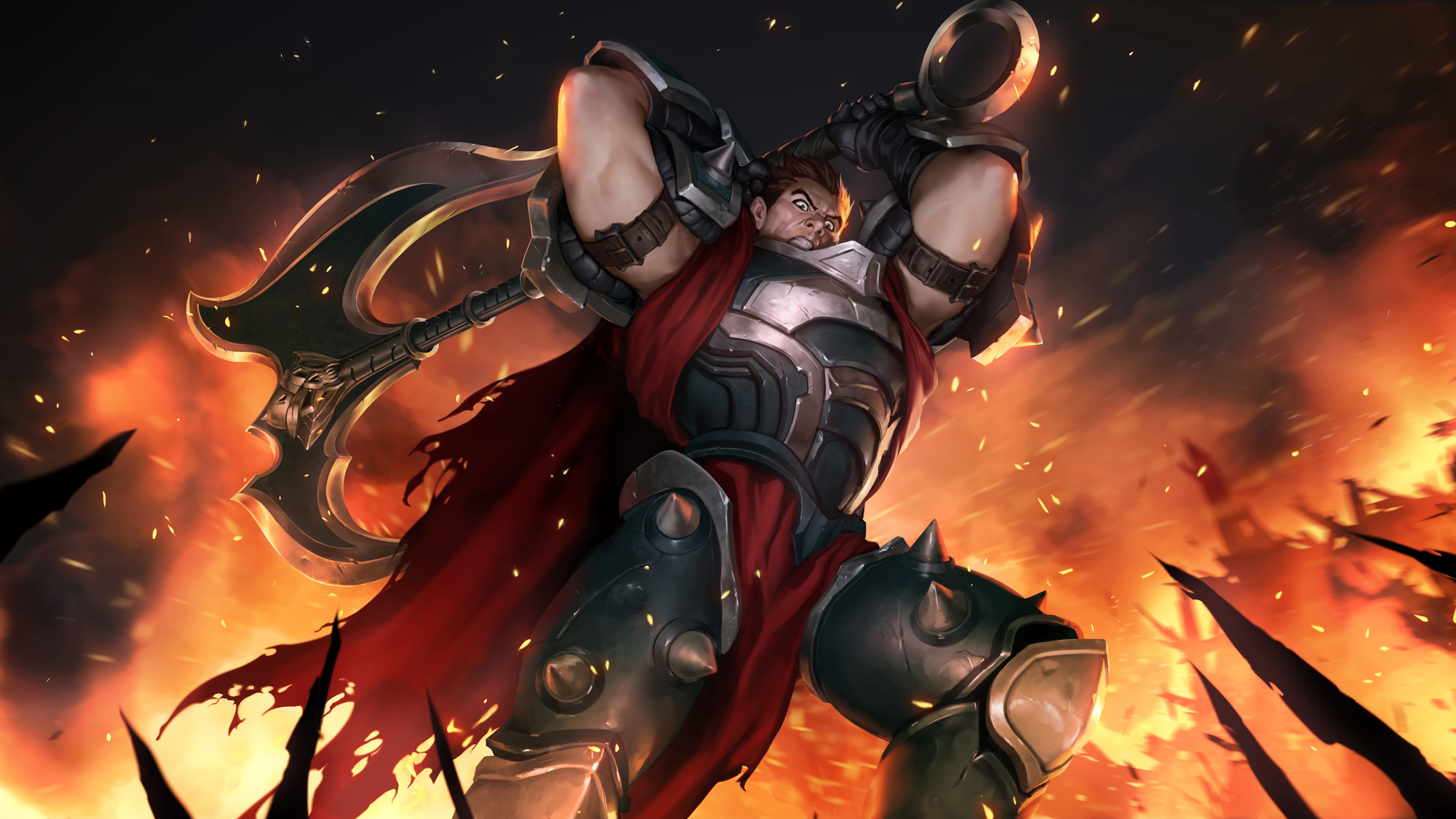 Darius from League of Legends and Legends of Runeterra HD Wallpaper
