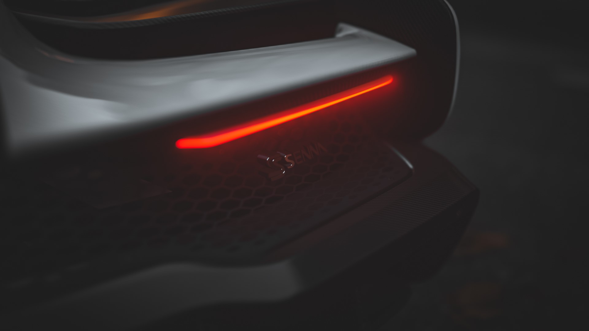McLaren Senna rear light detail HD Wallpaper