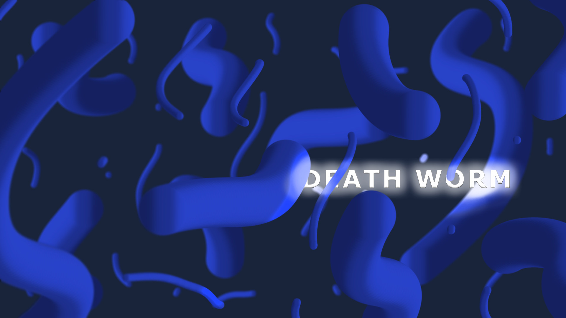 Death Worm 3D abstract art HD Wallpaper