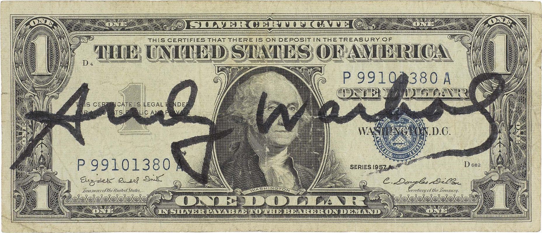 Andy Warhol Signed Dollar Bill HD Wallpaper