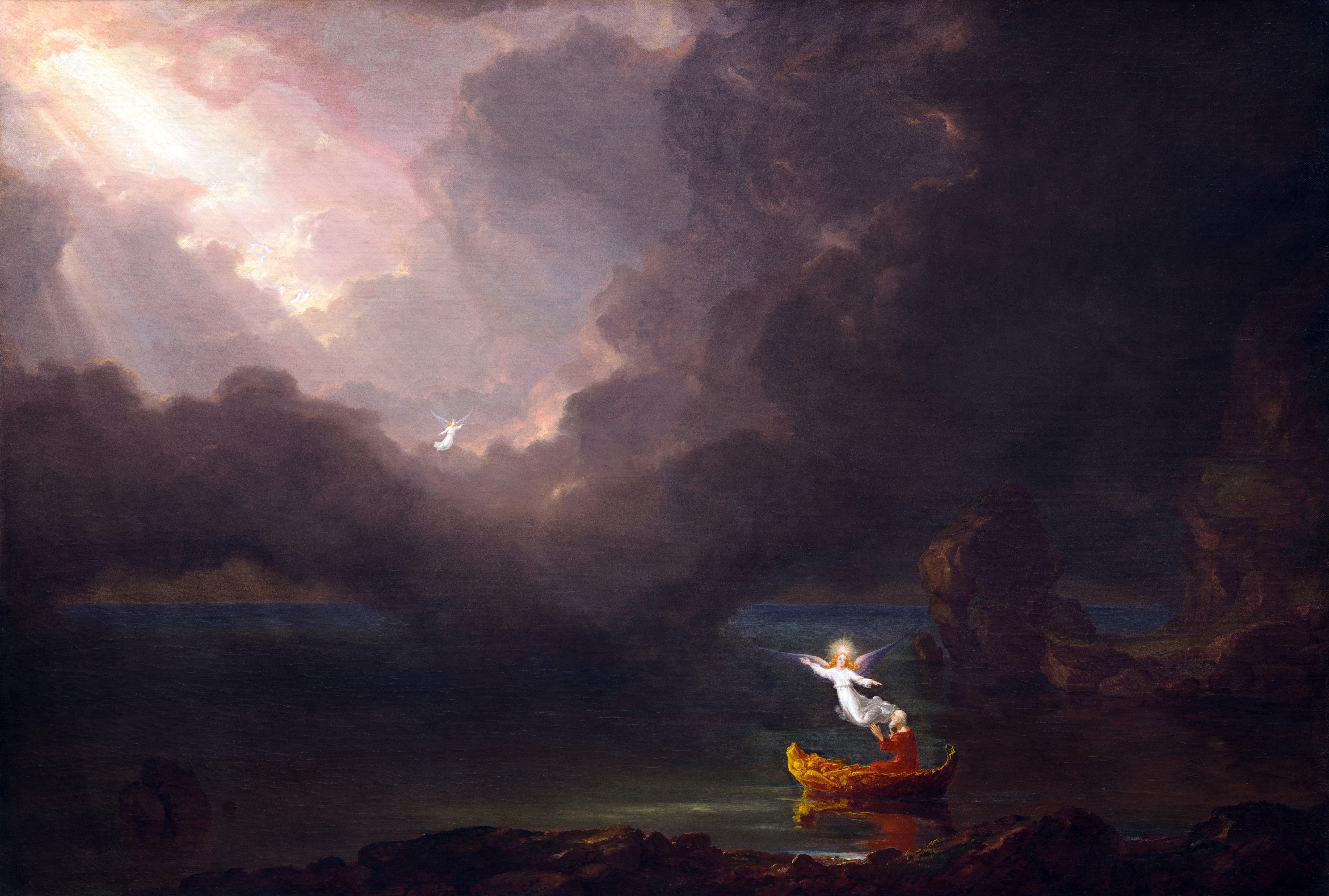The Voyage of Life: Old Age by Thomas Cole HD Wallpaper