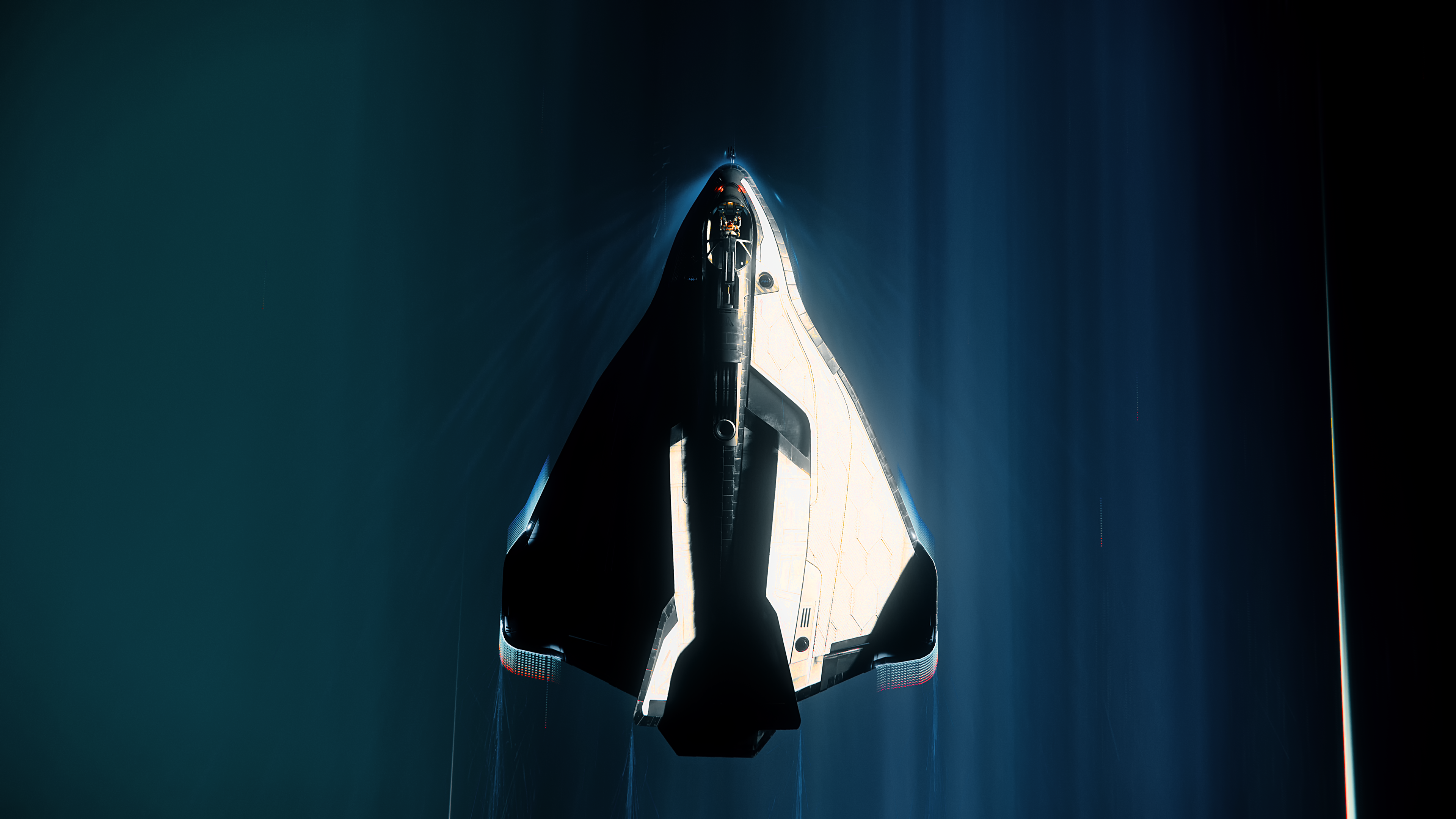 4K Science Fiction Spaceship HD Wallpaper
