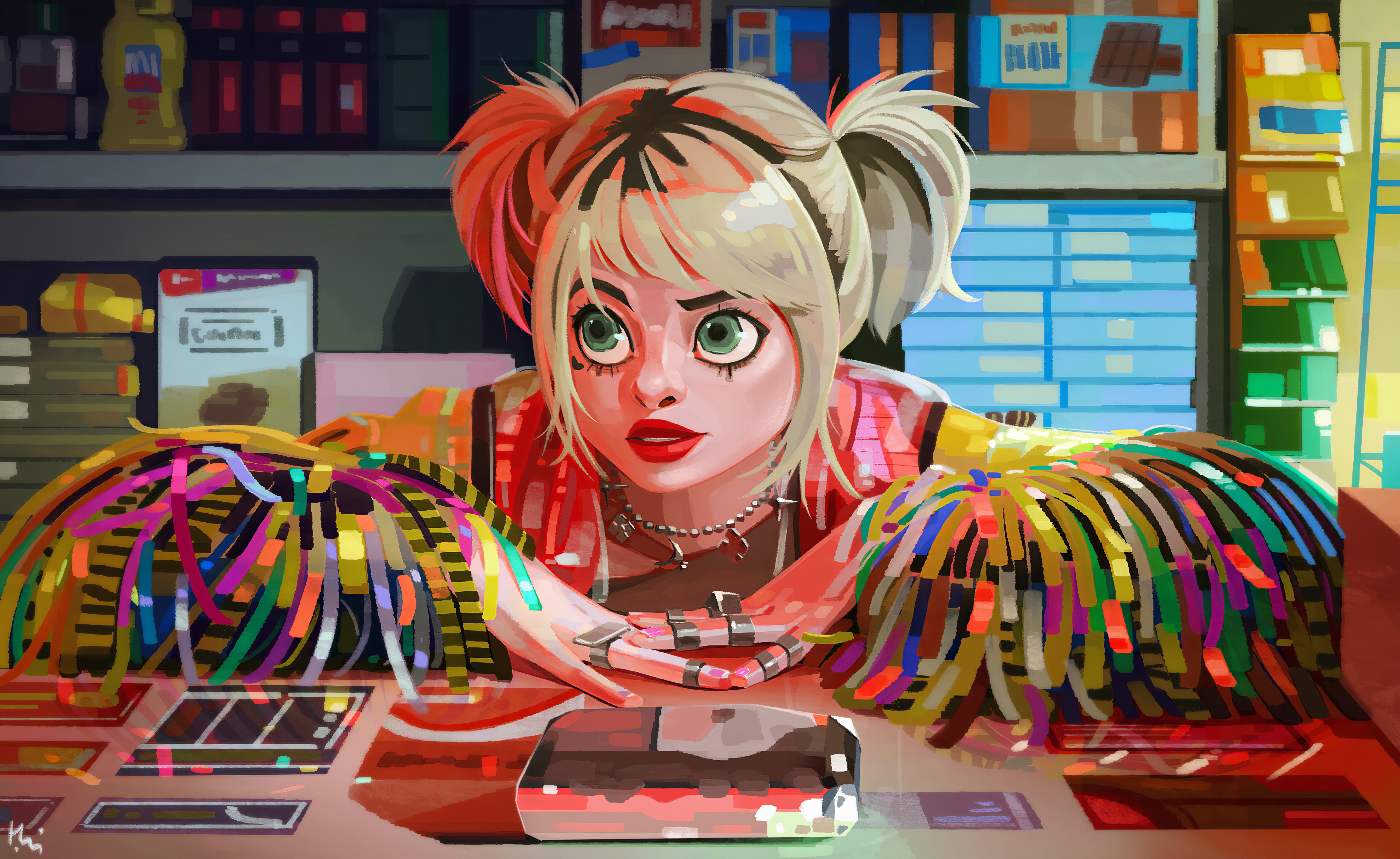 Harley Quinn from Birds of Prey by Jihyun Han HD Wallpaper