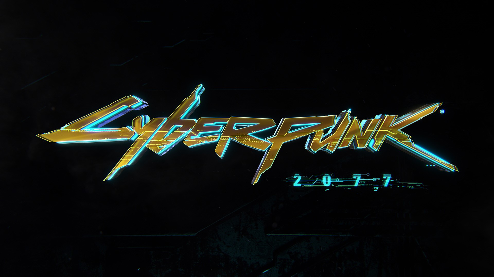 Cyberpunk 2077 Logo HD Wallpaper