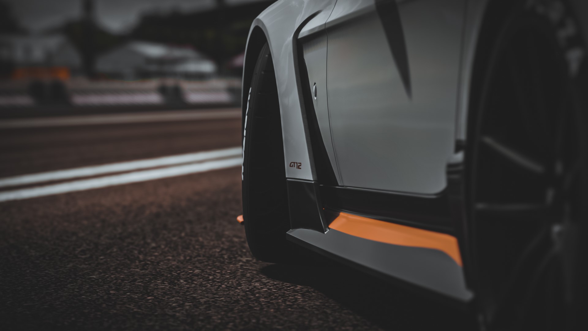 Aston Martin GT12 Vantage on a road HD Wallpaper