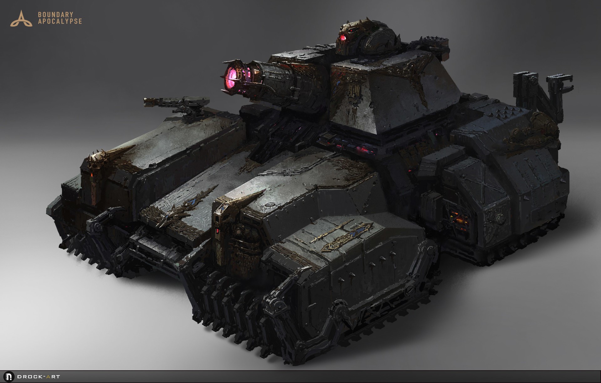 Futuristic science fiction fantasy art tank HD Wallpaper