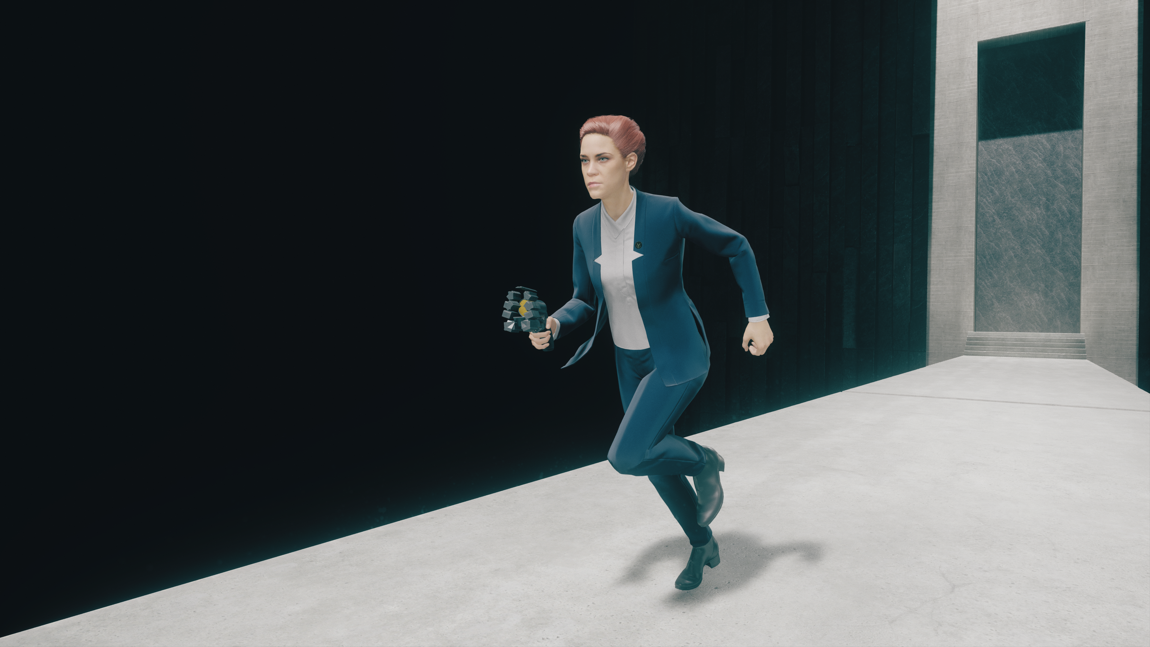 Jesse Faden from Control running HD Wallpaper