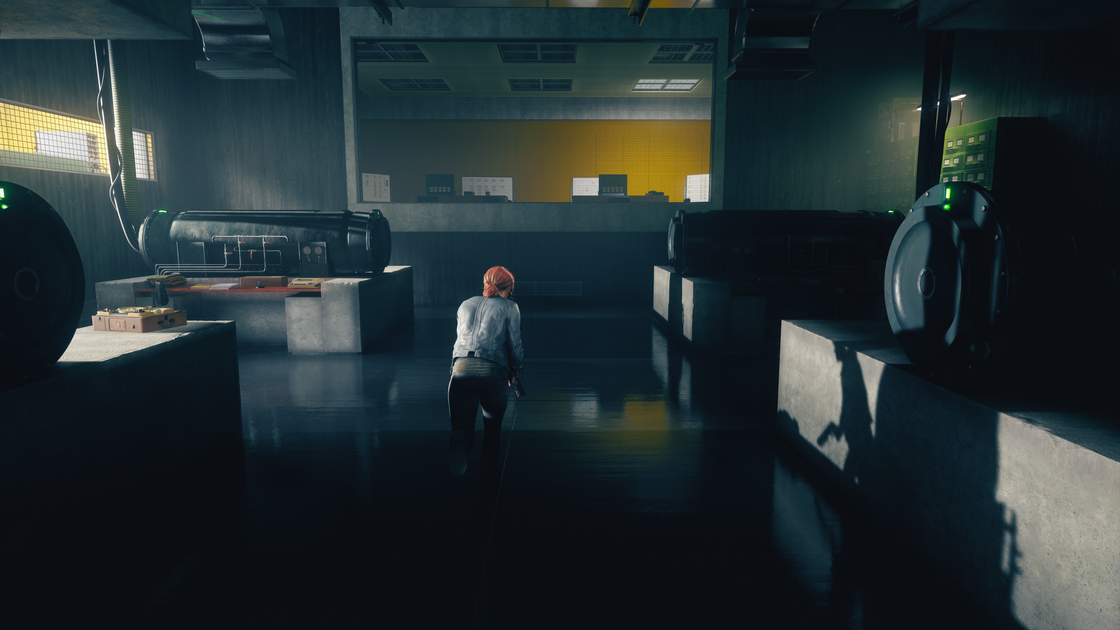 Jesse Faden from Control in a laboratory HD Wallpaper