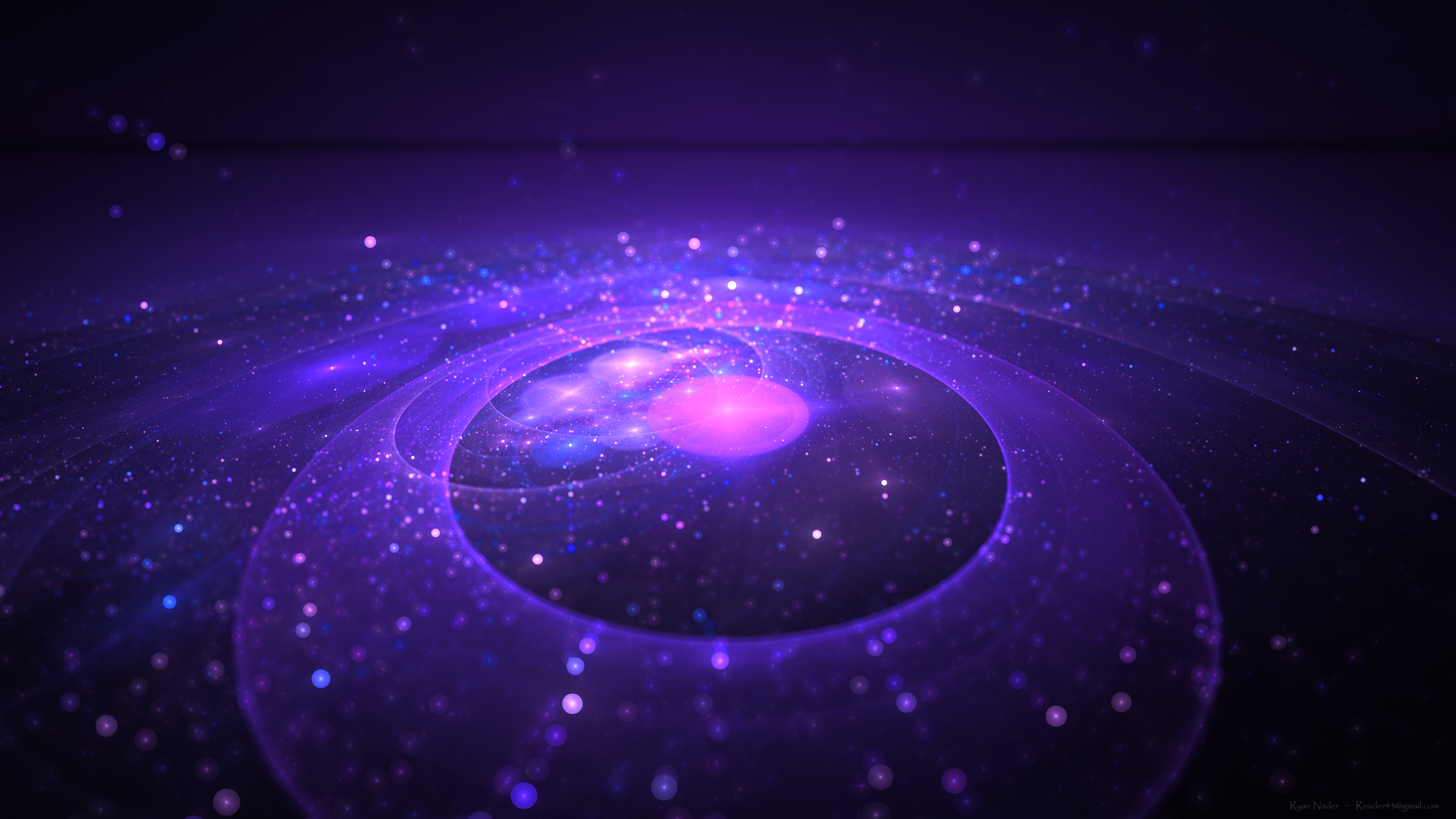 4K 3D Fractal Abstract Space HD Wallpaper