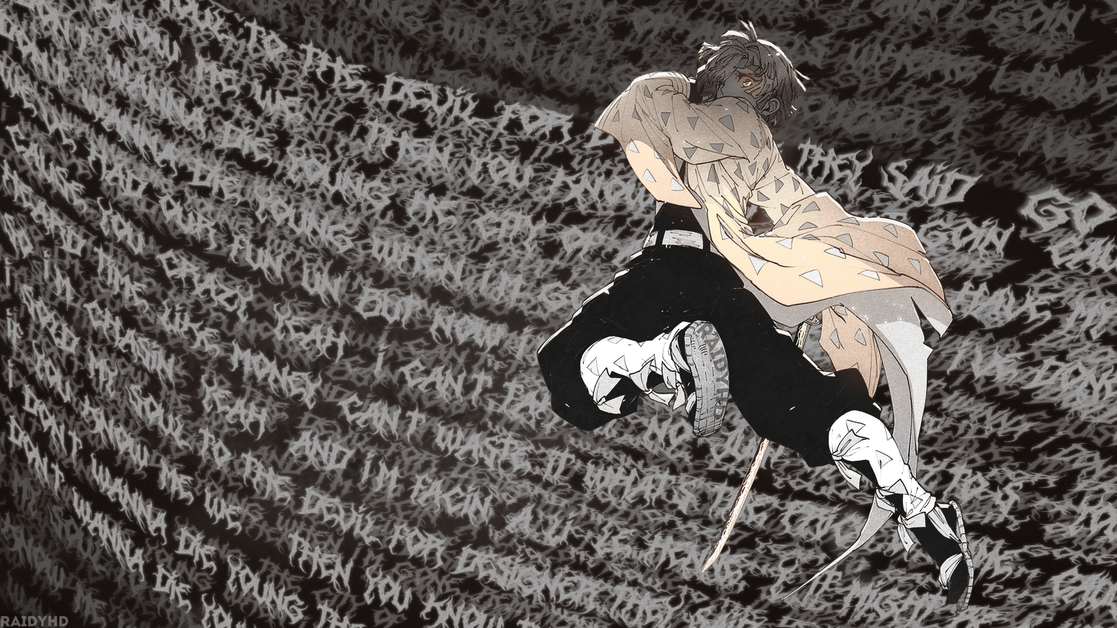 Zenitsu Agatsuma from Kimetsu no Yaiba HD Wallpaper