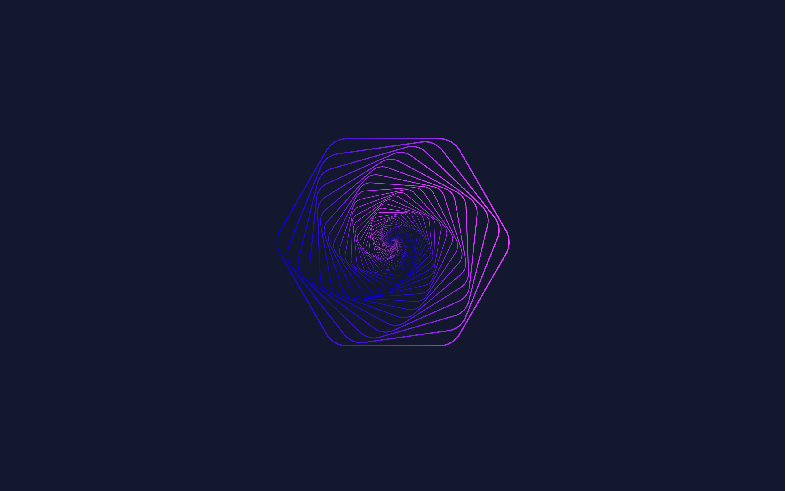 Abstract hexagonal spiral pattern HD Wallpaper