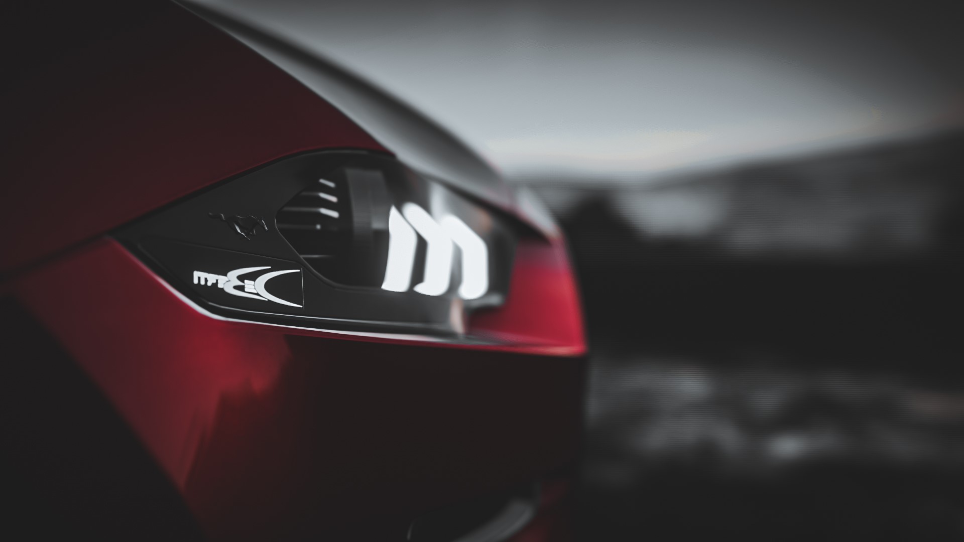 Ford Mustang DeBerti Design Headlight HD Wallpaper
