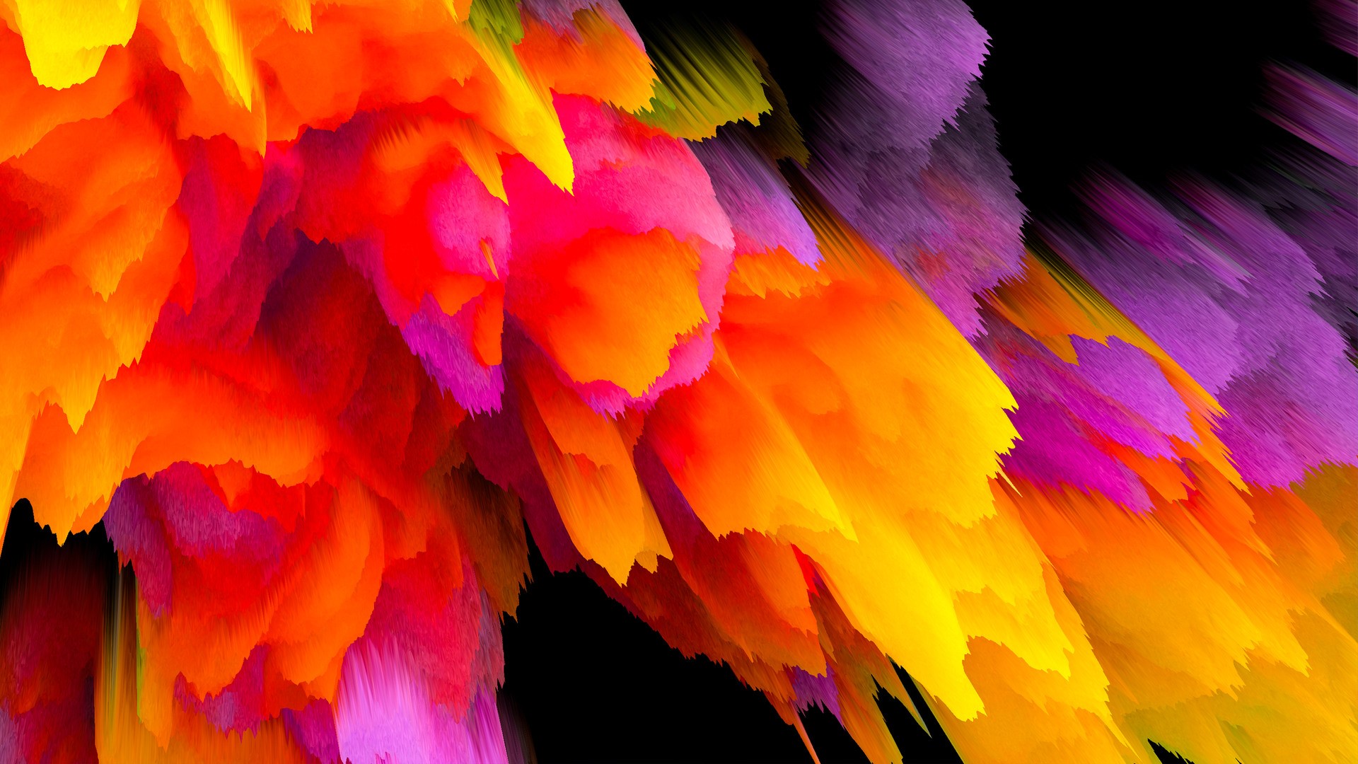 Abstract colorful dispersion artwork HD Wallpaper