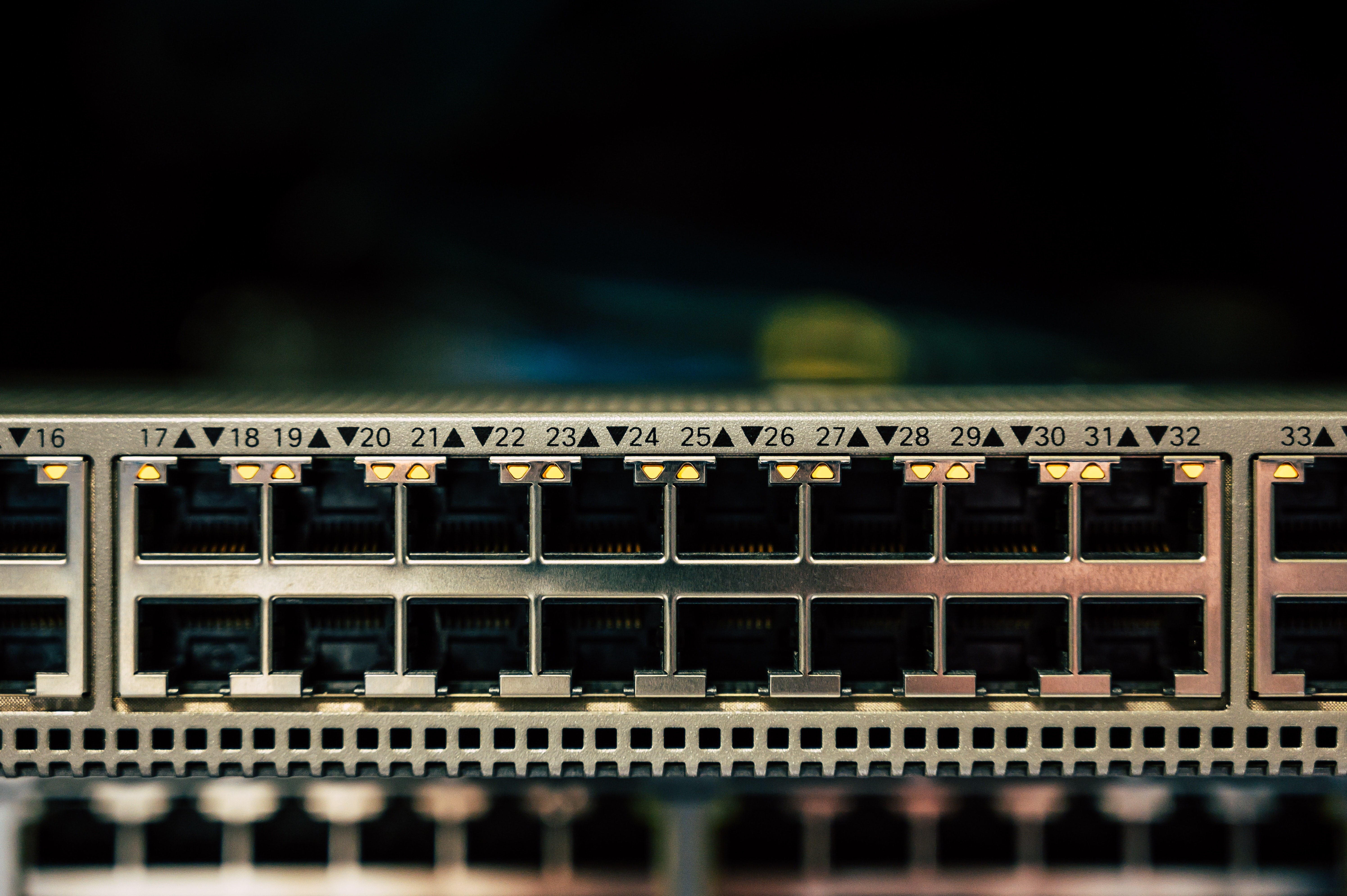 Network Switch Ports 16-33 HD Wallpaper