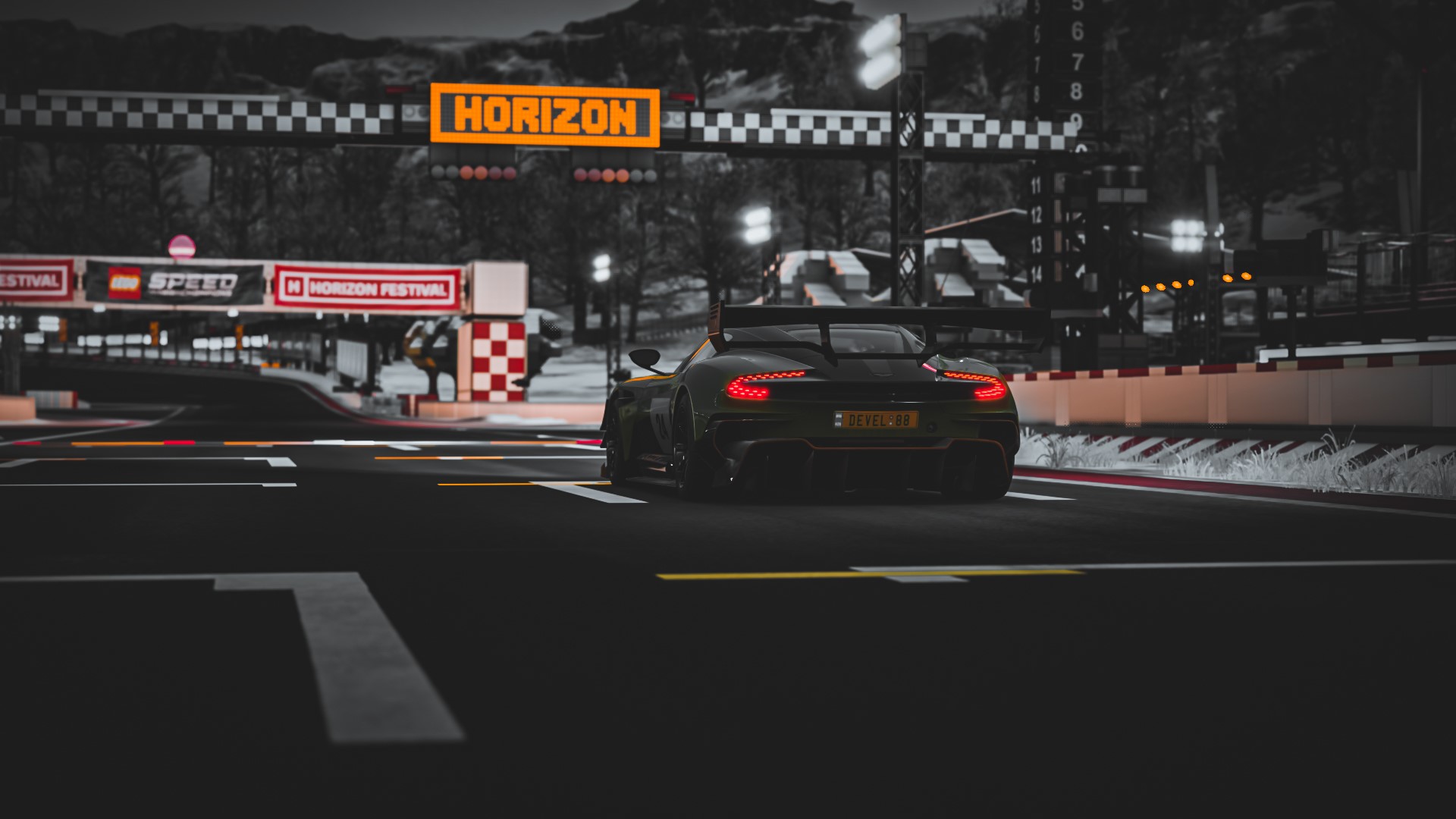 Aston Martin Vulcan on Forza Horizon 4 race track HD Wallpaper