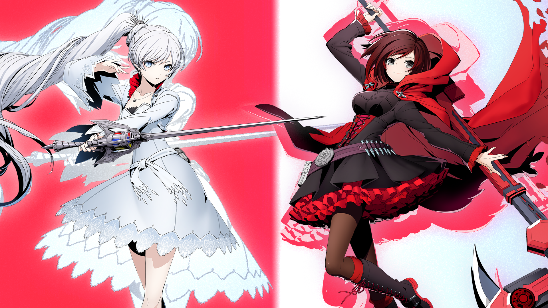 Weiss Schnee and Ruby Rose from RWBY HD Wallpaper