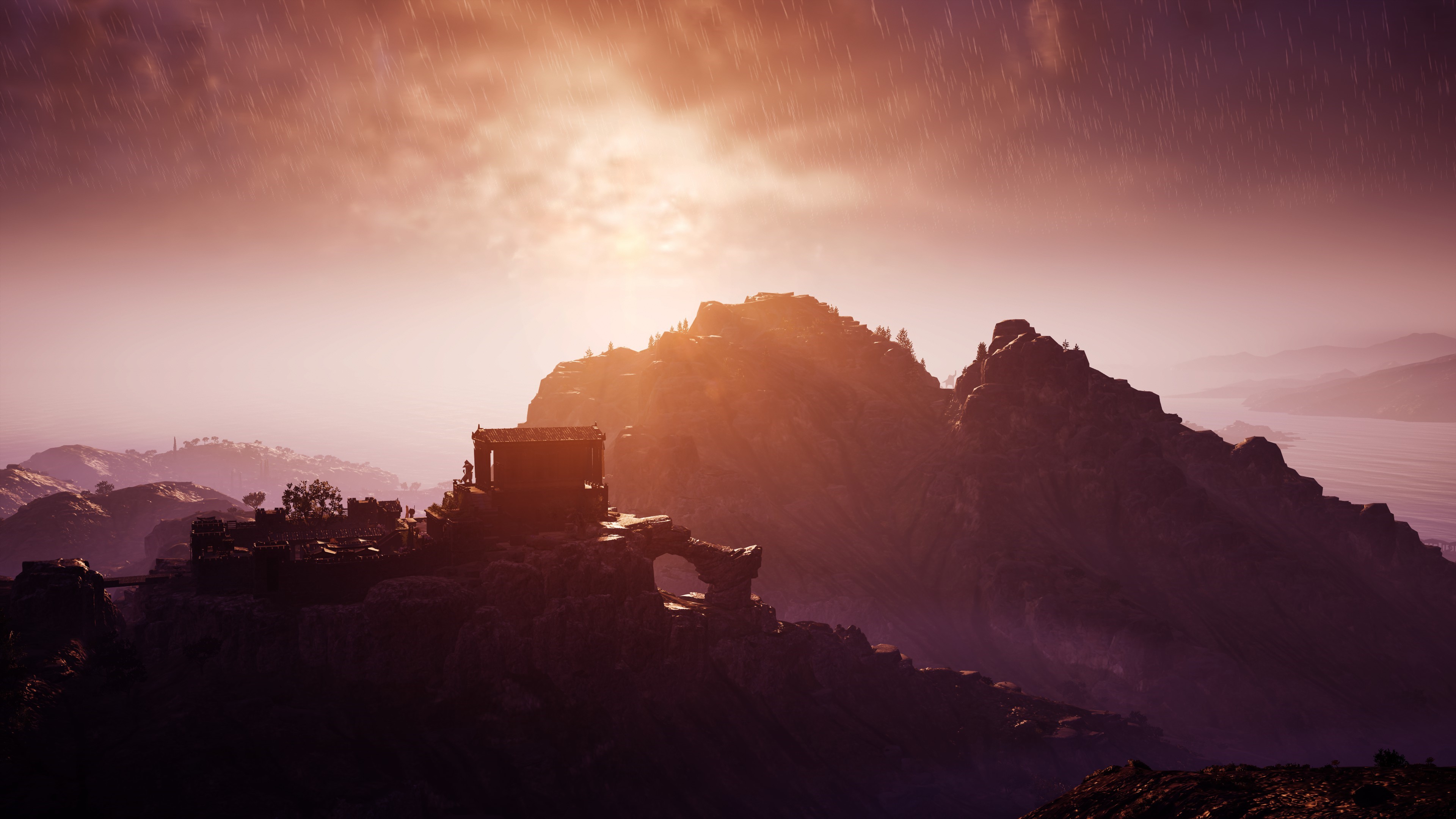4K Screenshot of Assassin's Creed: Odyssey Landscape HD Wallpaper