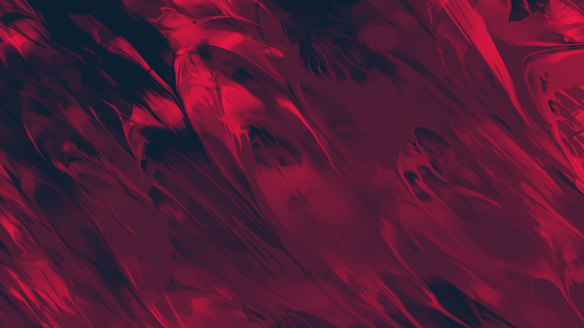 Abstract red and dark blue fluid shapes HD Wallpaper