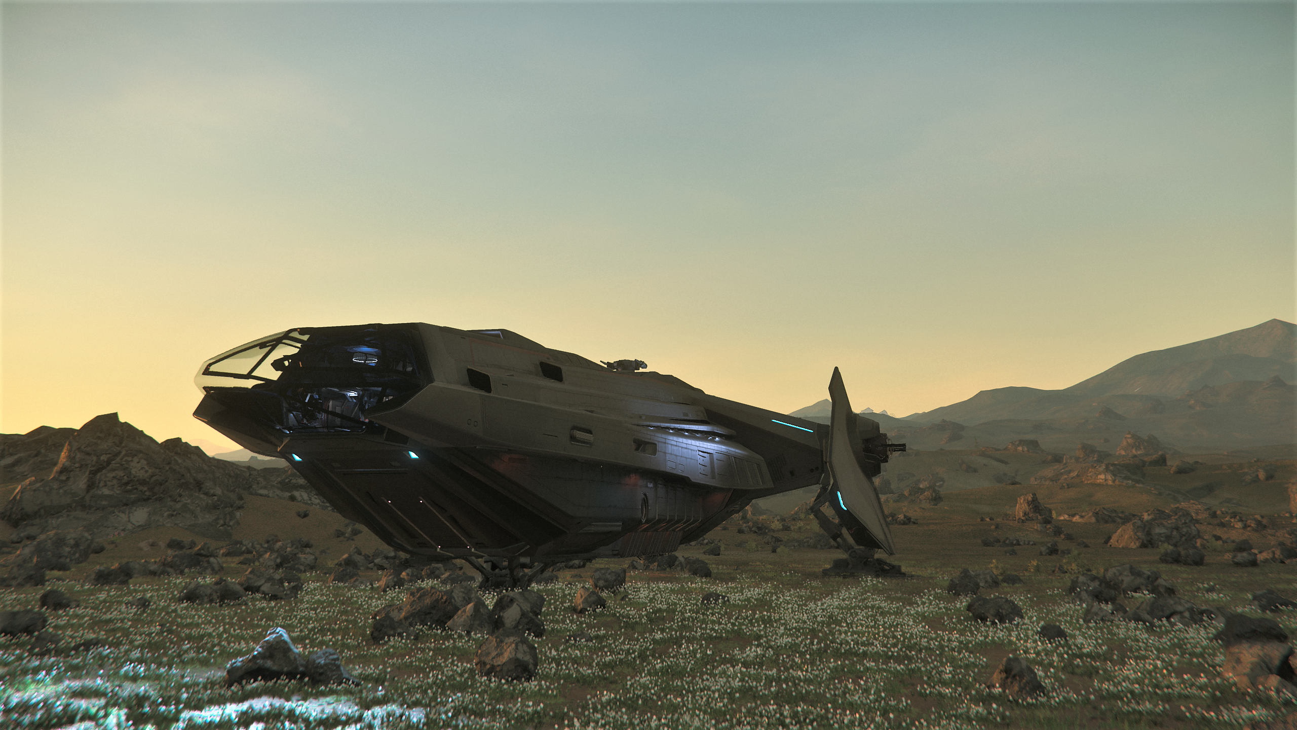 Anvil Carrack spaceship in Star Citizen HD Wallpaper
