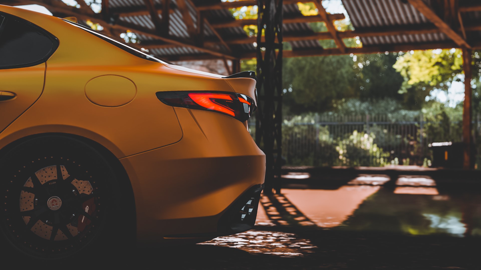Alfa Romeo Giulia Quadrifoglio in Forza Horizon 4 HD Wallpaper