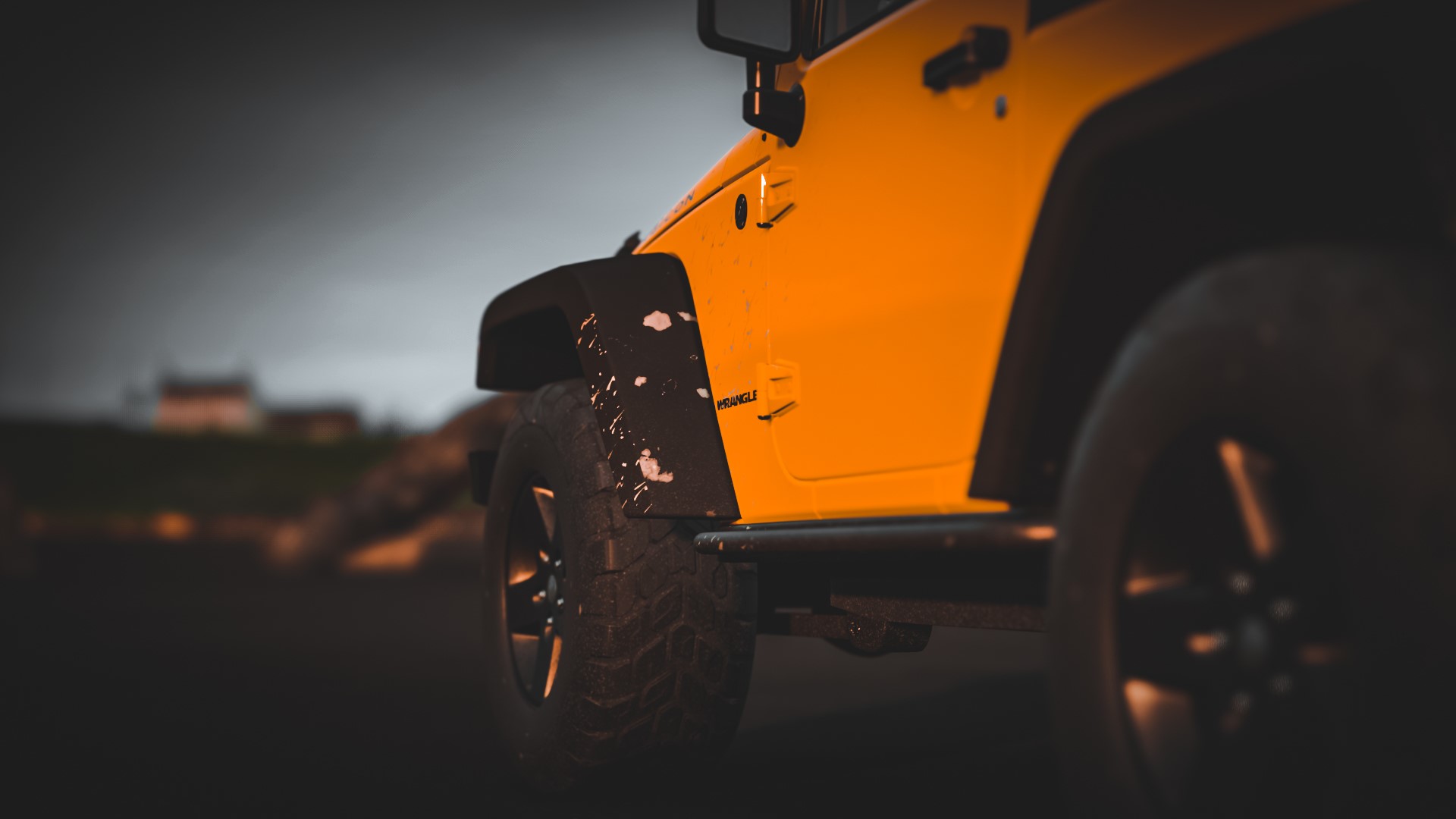 Yellow Jeep Wrangler in Forza Horizon 4 HD Wallpaper