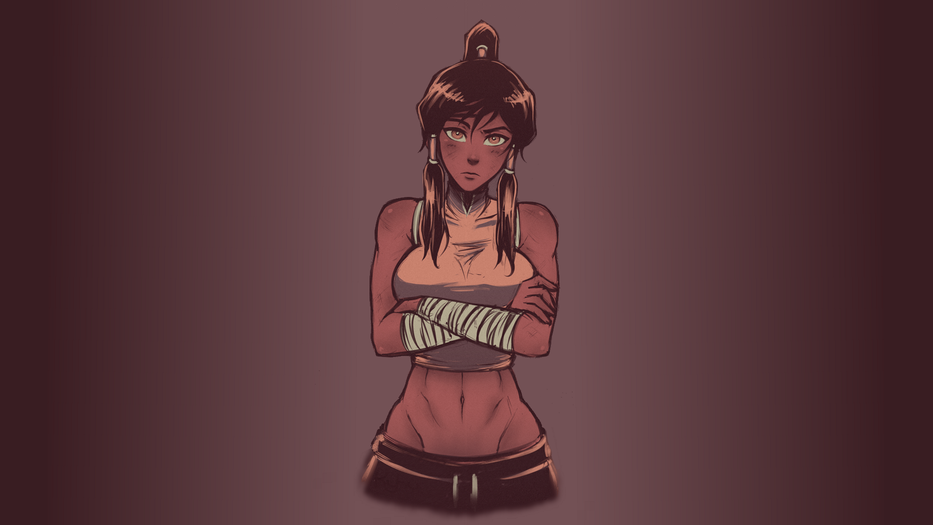 Korra from The Legend of Korra HD Wallpaper