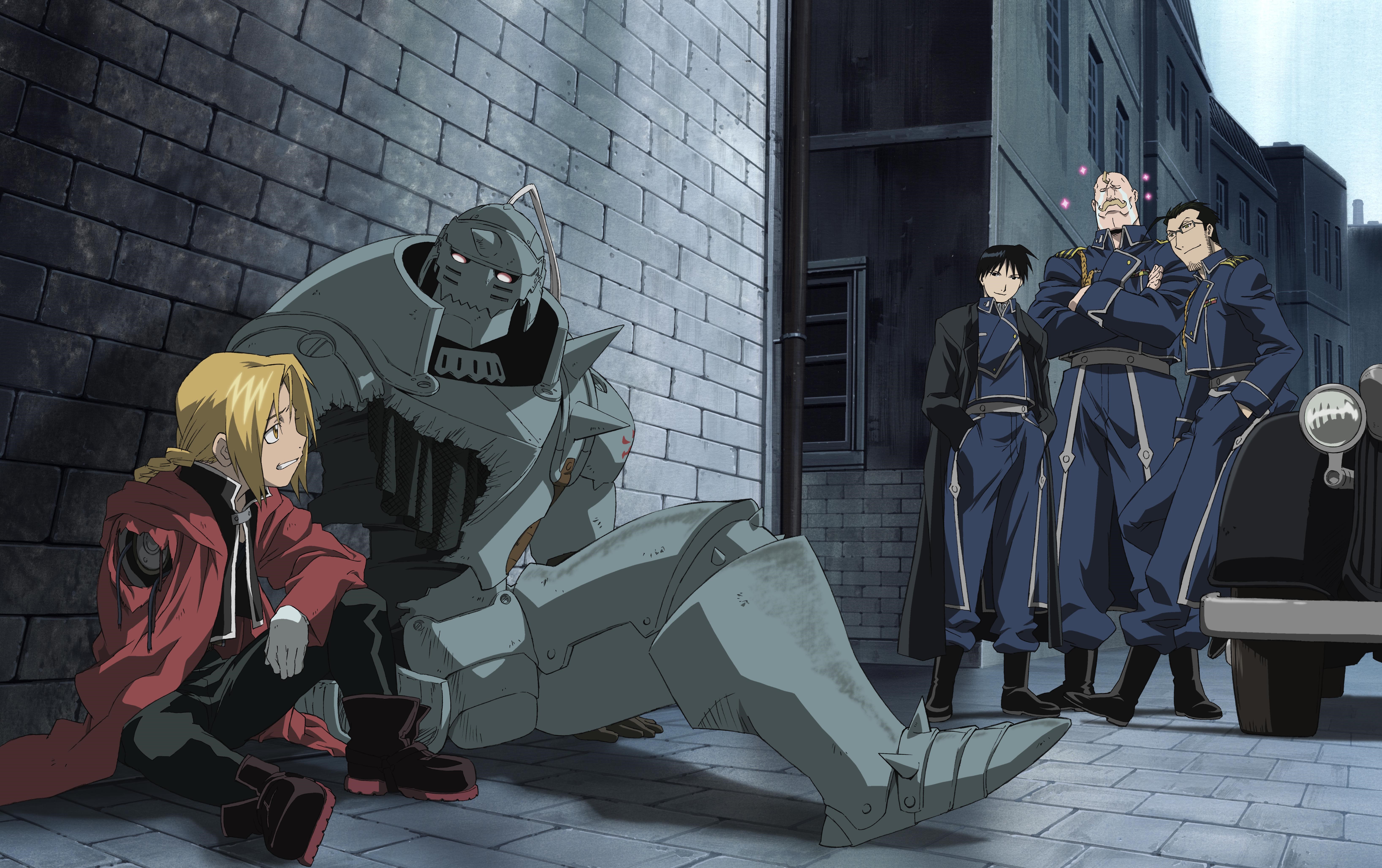 Edward and Alphonse Elric from Fullmetal Alchemist HD Wallpaper