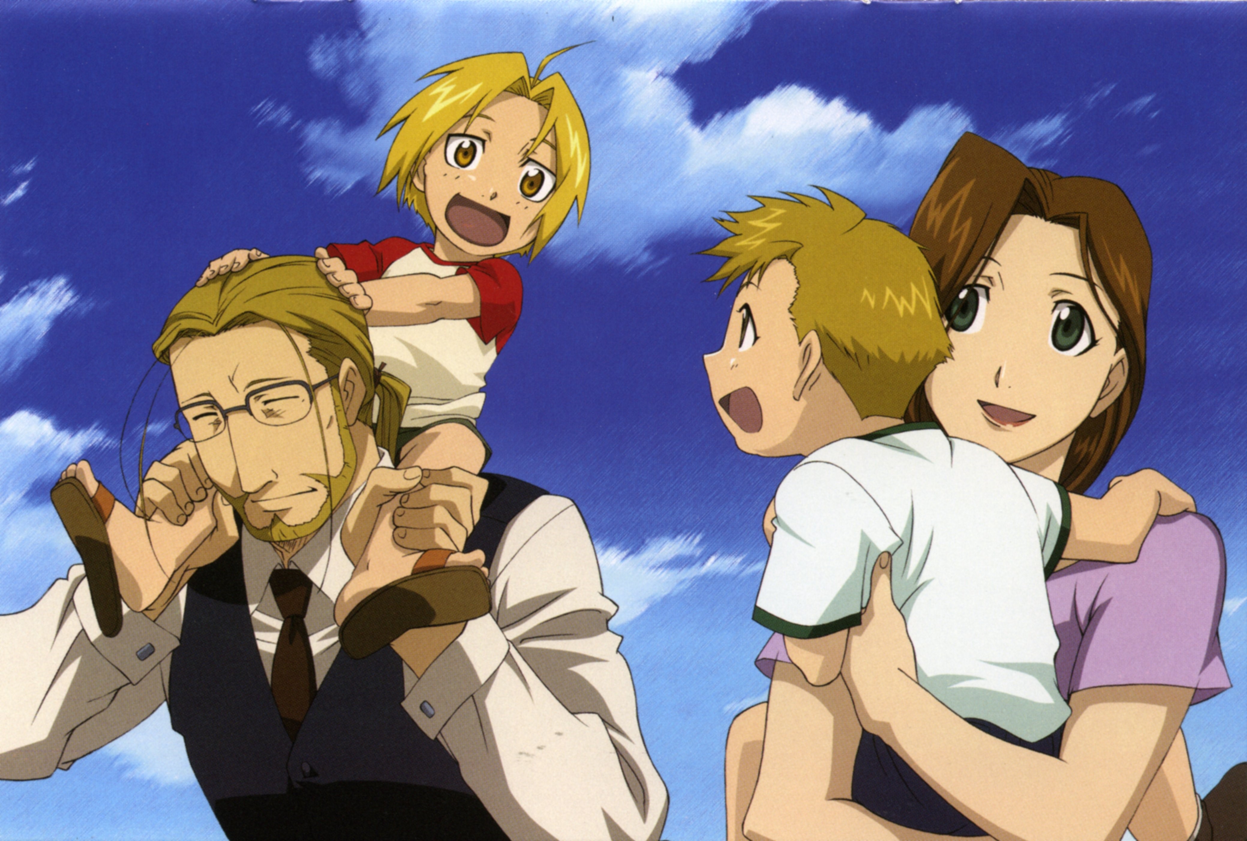 Full Metal Alchemist family with children HD Wallpaper