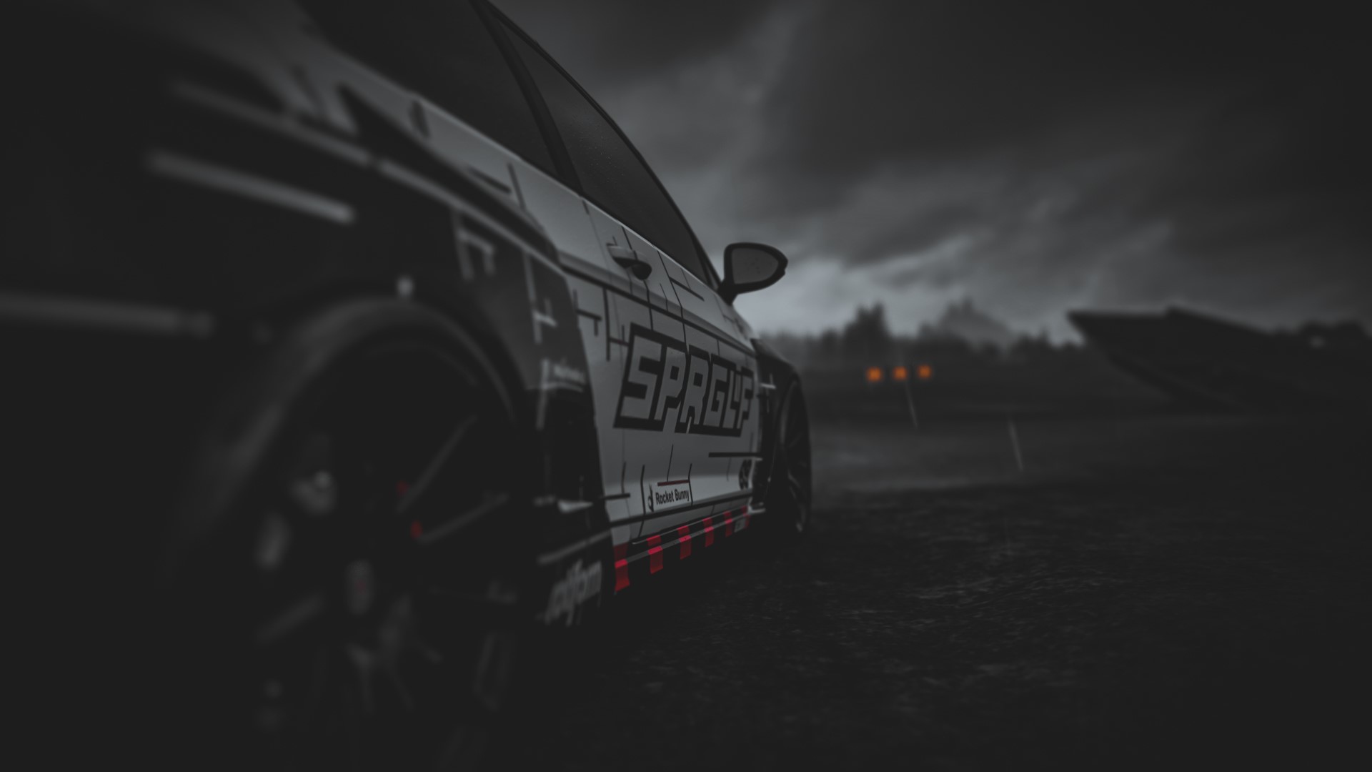 Volkswagen Golf mk7 with SPRG49 livery in Forza Horizon 4 HD Wallpaper