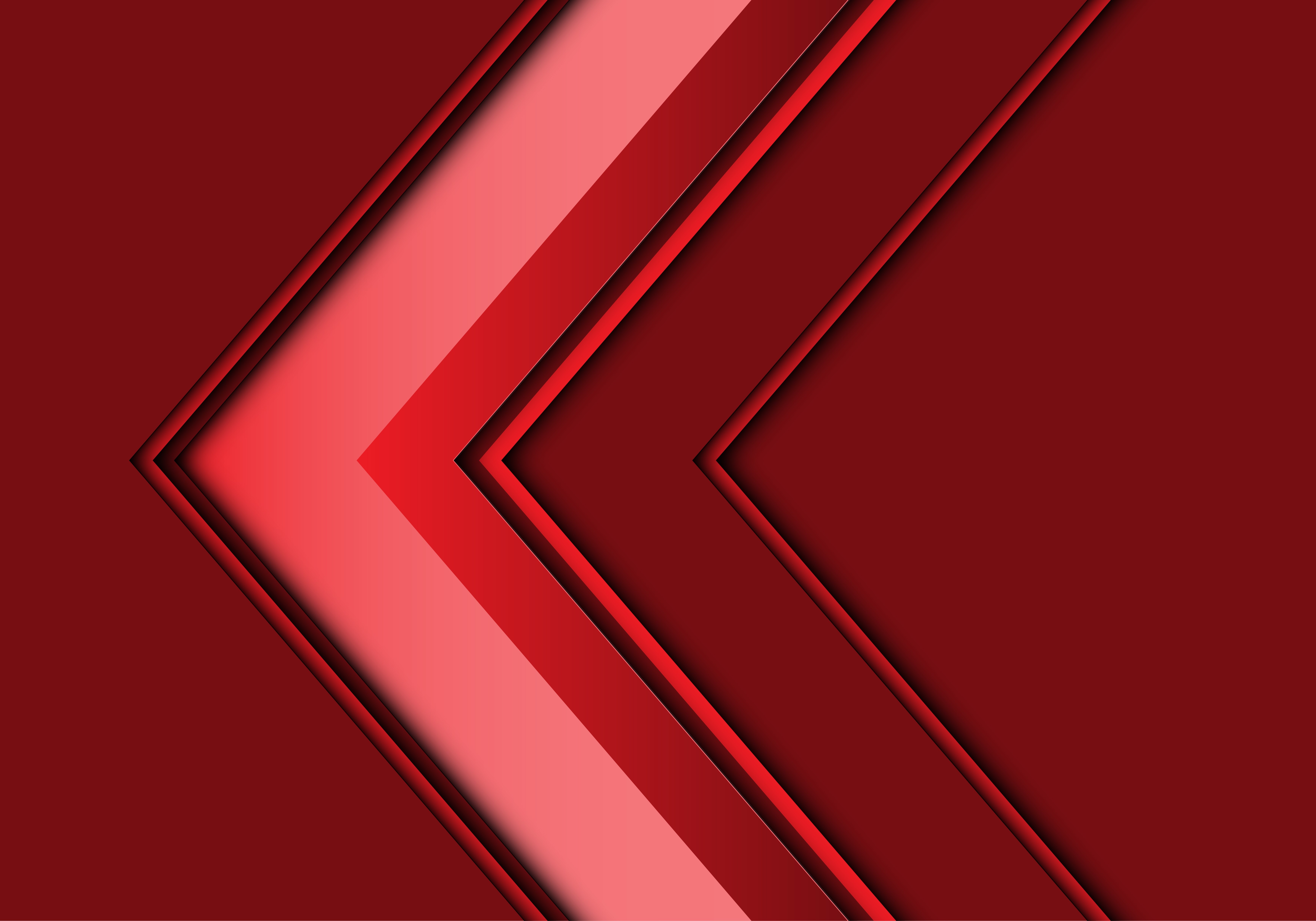 Abstract Red Arrows 4K HD Wallpaper