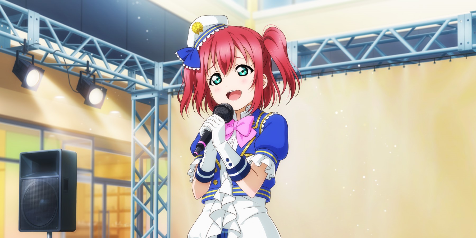 Kurosawa Ruby from Love Live! Sunshine performing on stage HD Wallpaper