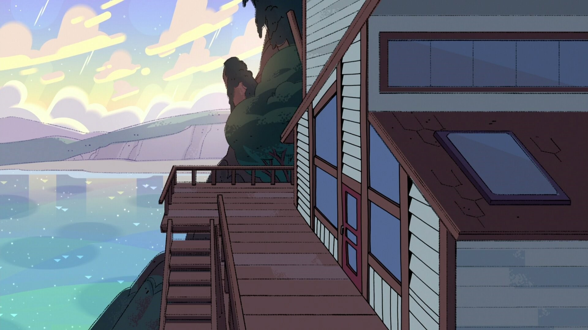Steven Universe House by the Water HD Wallpaper