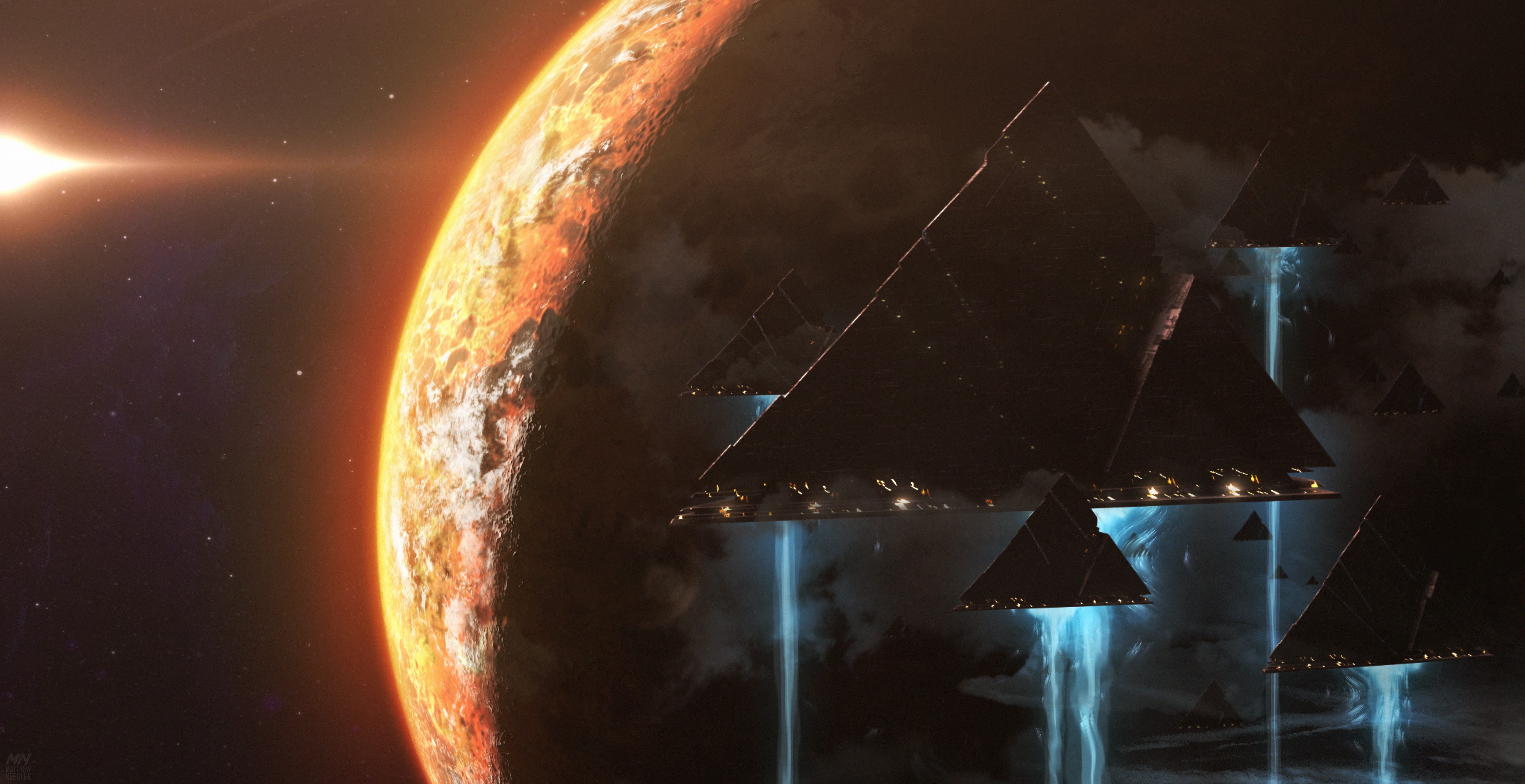 4K Destiny 2 Space Pyramids HD Wallpaper