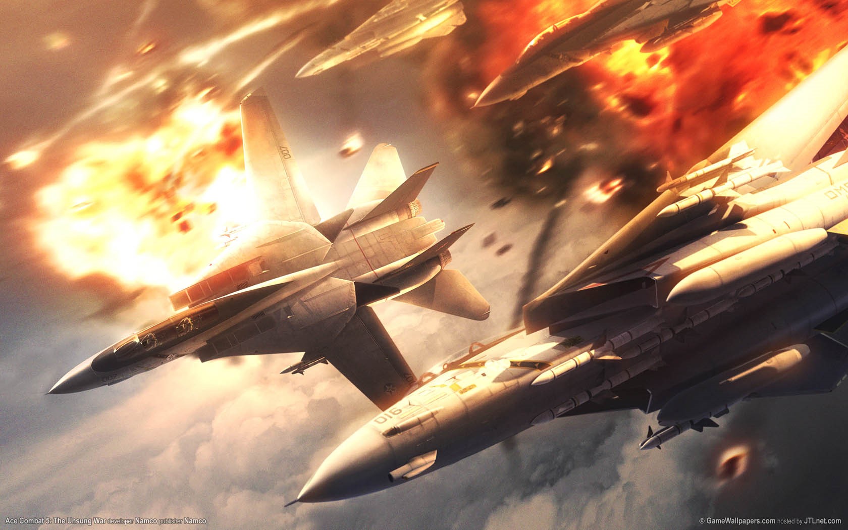 F-14 Tomcats in Ace Combat: The Unsung War HD Wallpaper