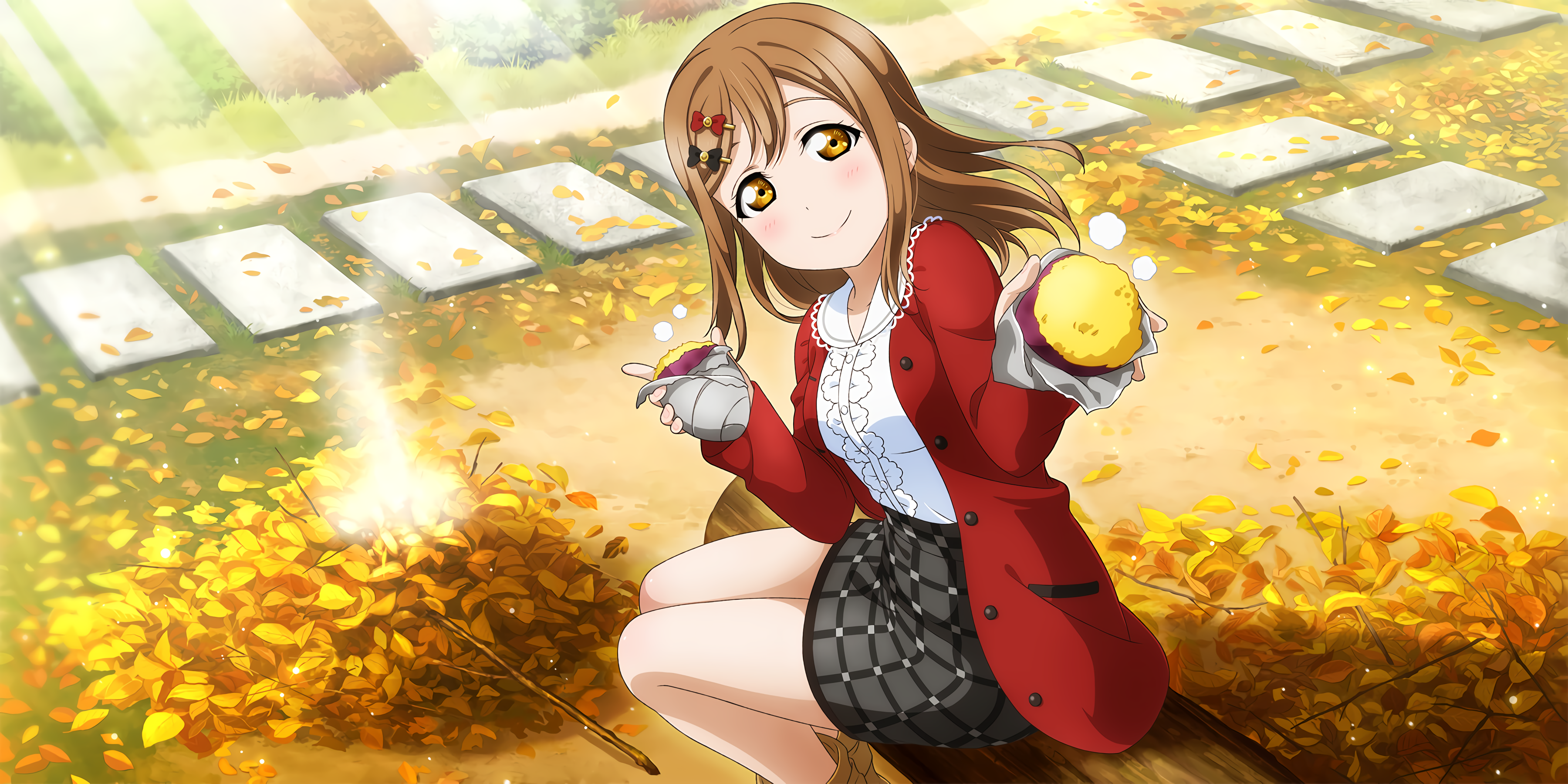 Kunikida Hanamaru from Love Live! Sunshine!! HD Wallpaper