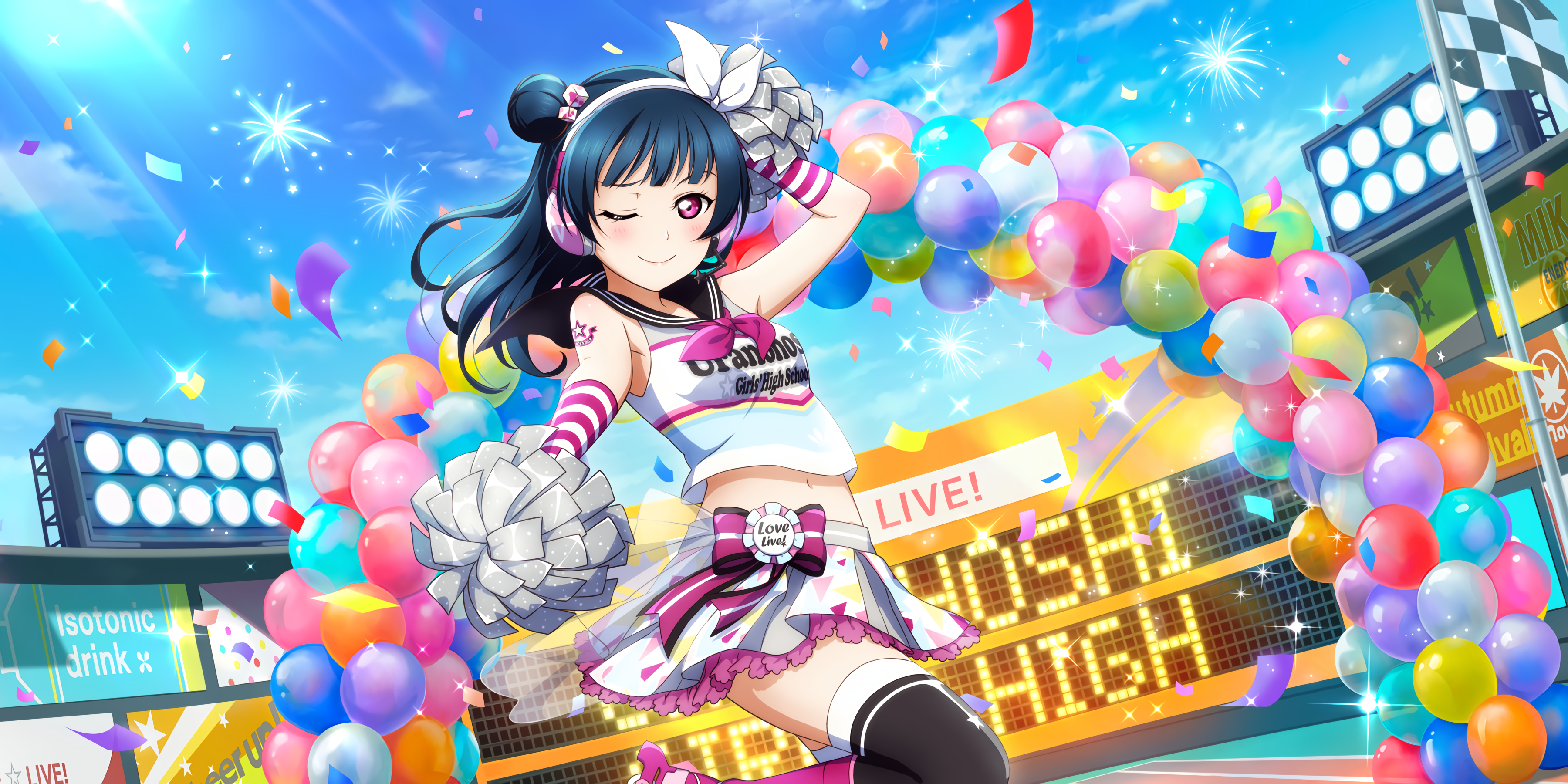 Tsushima Yoshiko from Love Live! Sunshine!! HD Wallpaper
