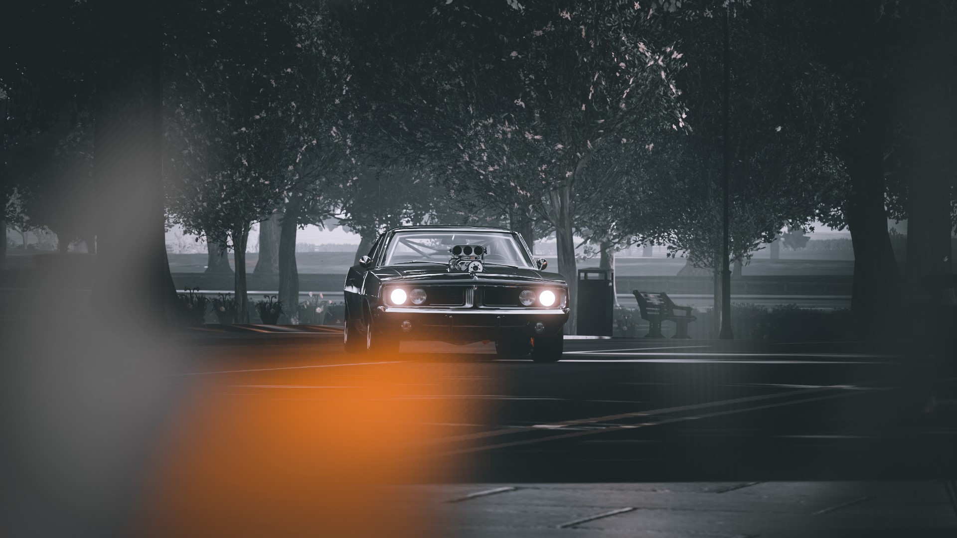 1969 Dodge Charger R/T from Forza Horizon 4 HD Wallpaper
