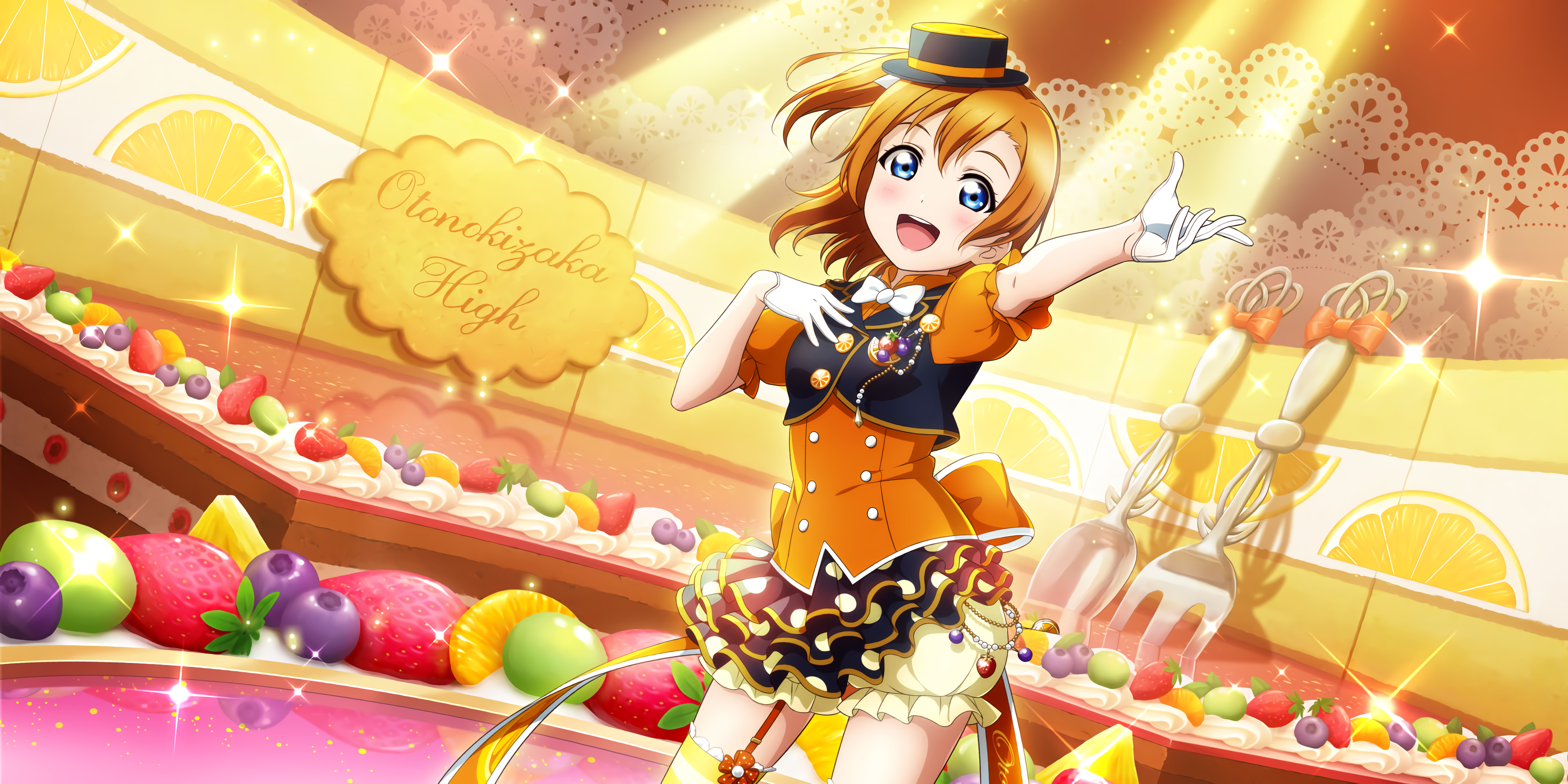 Kousaka Honoka from Love Live! Series HD Wallpaper