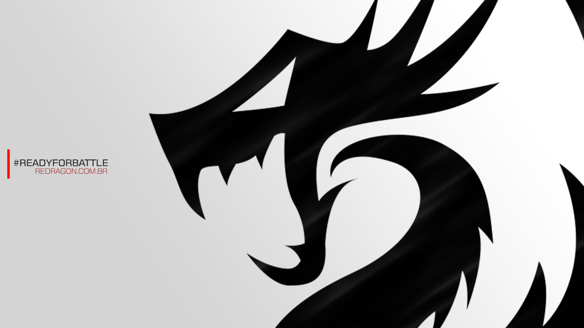 Redragon logo with #READYFORBATTLE HD Wallpaper