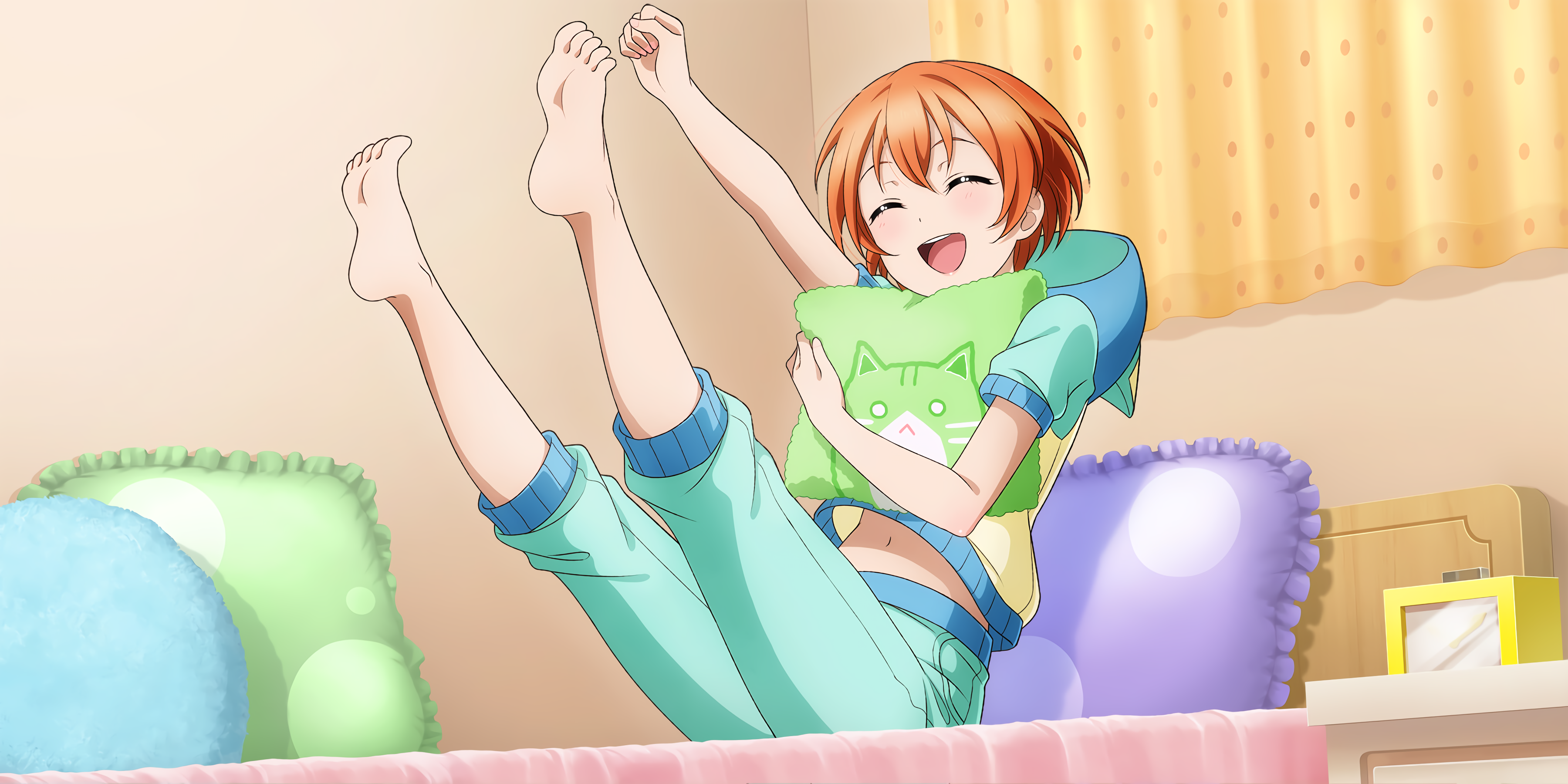 Rin Hoshizora from Love Live! Series HD Wallpaper